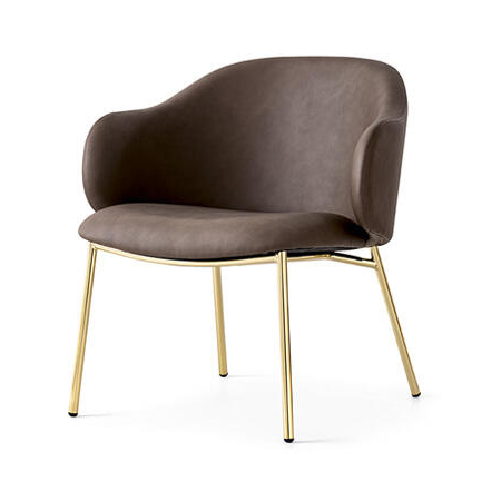 Holly Fabric/Metal Customizable Upholstered Lounge Armchair