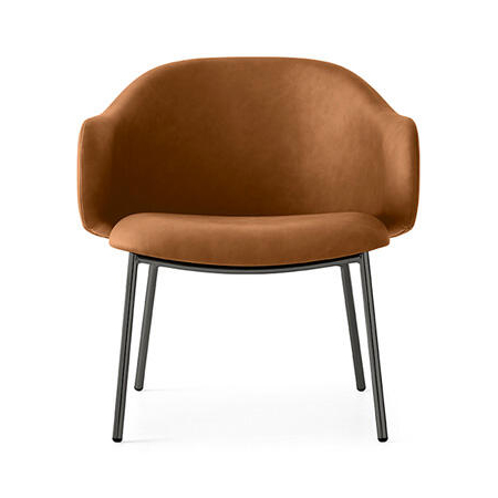 Holly Fabric/Metal Customizable Upholstered Lounge Armchair