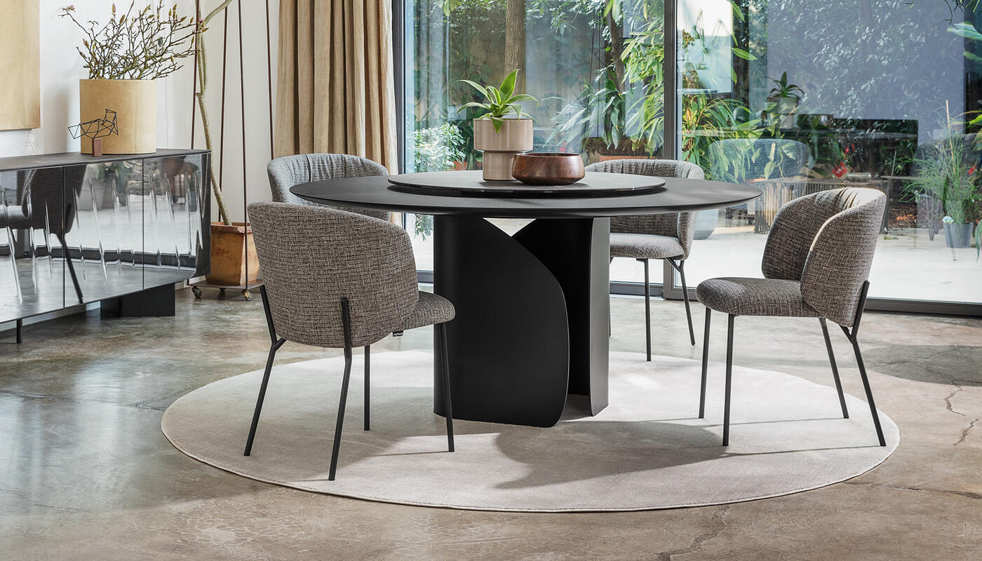 Sweel Kalix Fabric/Metal Dining Chair