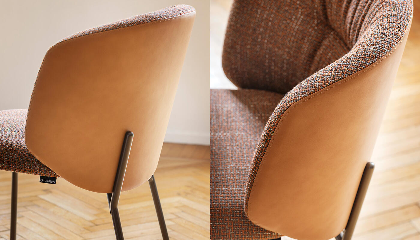 Sweel Upholstery/Metal Dining Chair