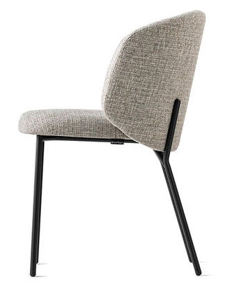 Sweel Fabric/Metal Customizable Dining Chair