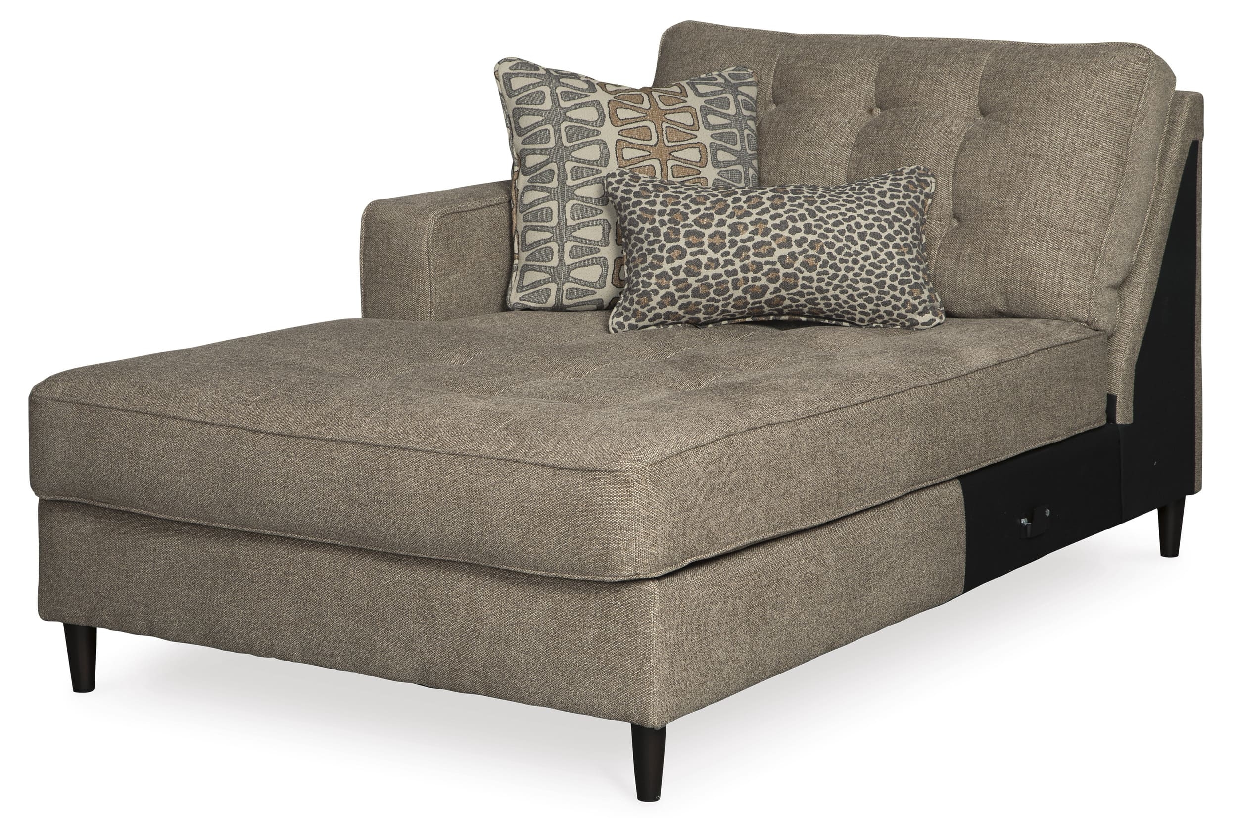 Flintshire 2-Piece Polyester L-Shaped Sectional Sofa w/Left Arm Chaise Facing