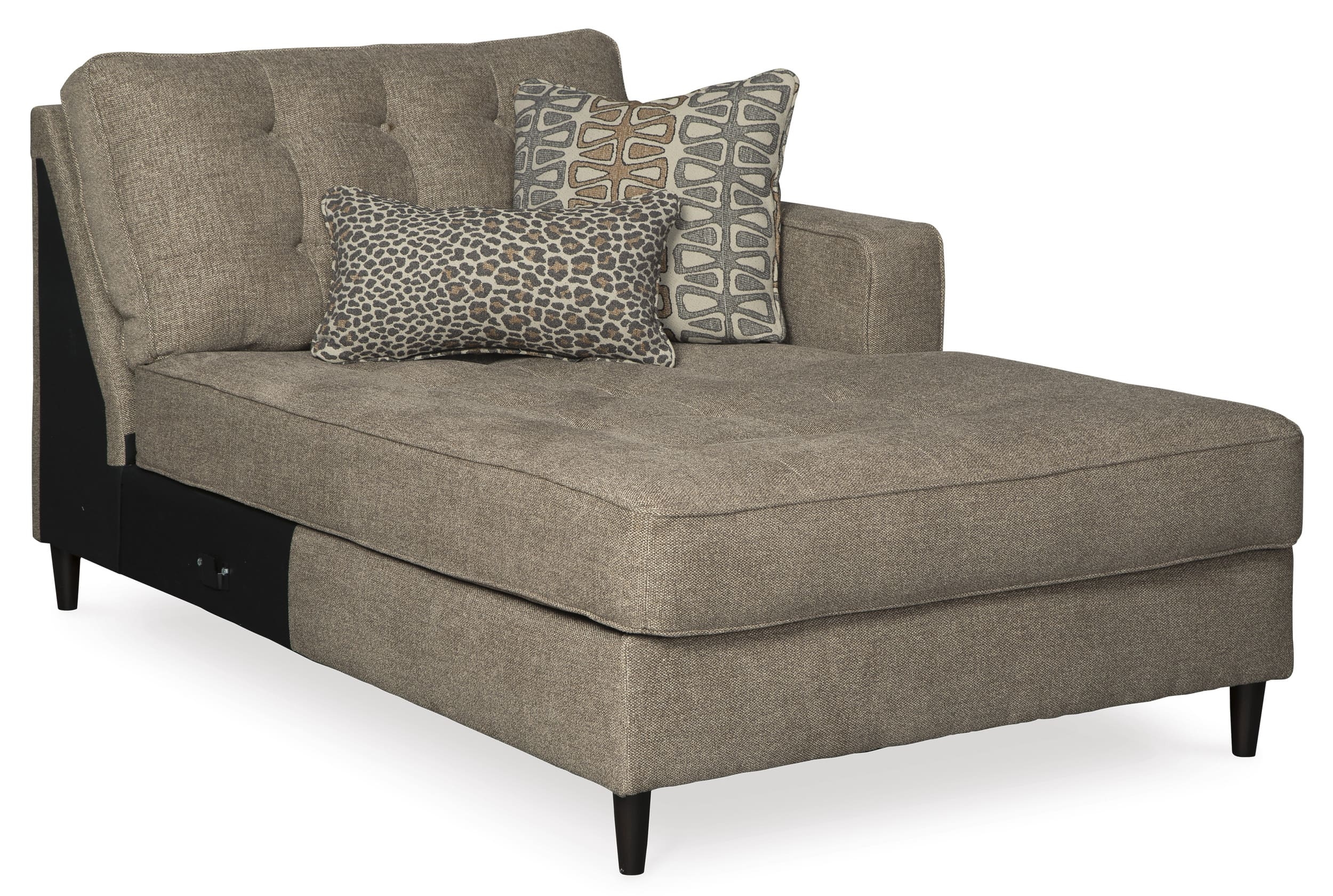 Flintshire 2-Piece Polyester L-Shaped Sectional Sofa w/Right Arm Chaise Facing