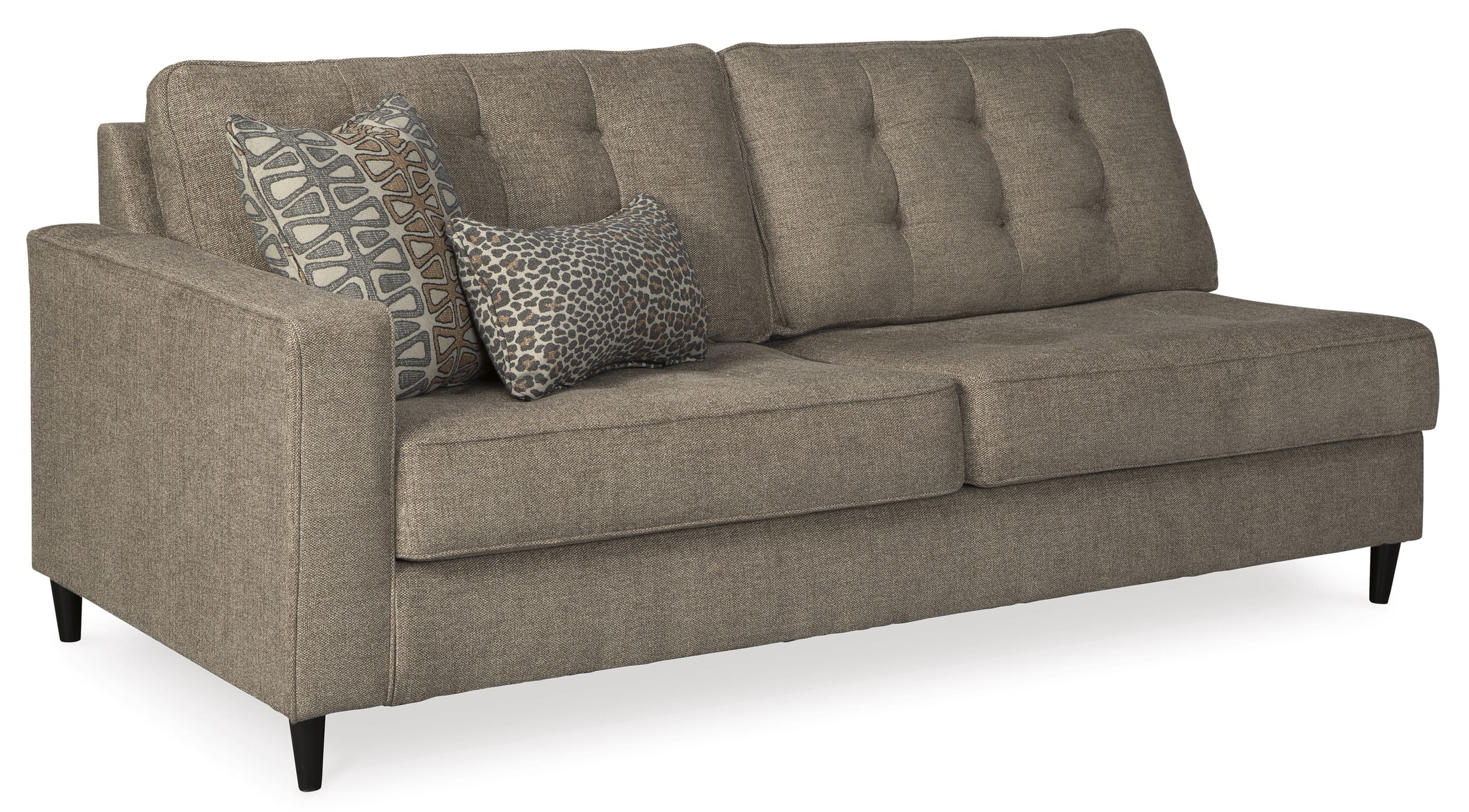 Flintshire 2-Piece Polyester L-Shaped Sectional Sofa w/Right Arm Chaise Facing