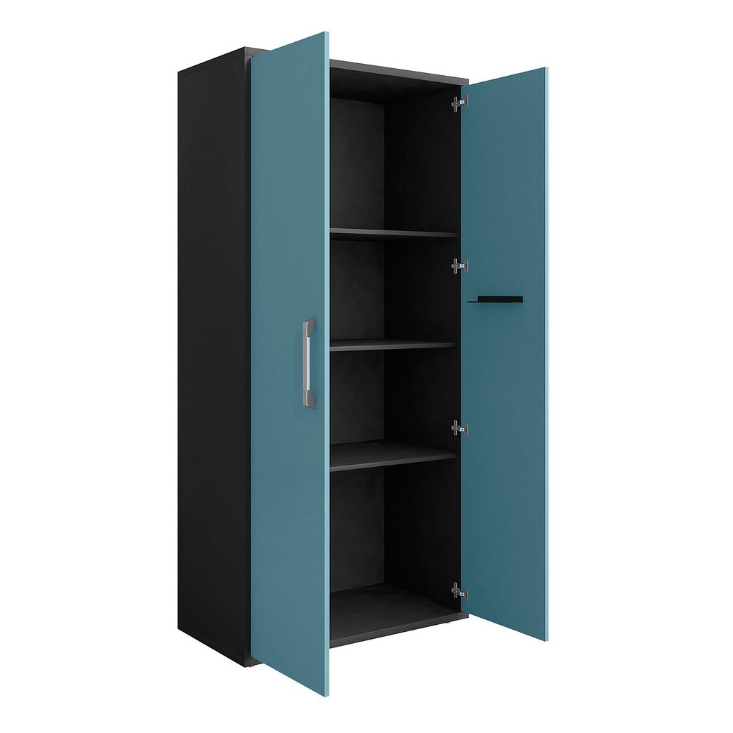 Eiffel 73.43-inch Garage Cabinet w/4 Adjustable Shelves