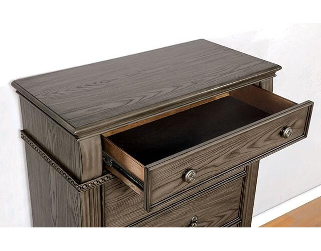Pamphilos Wood Chest w/5 Drawers
