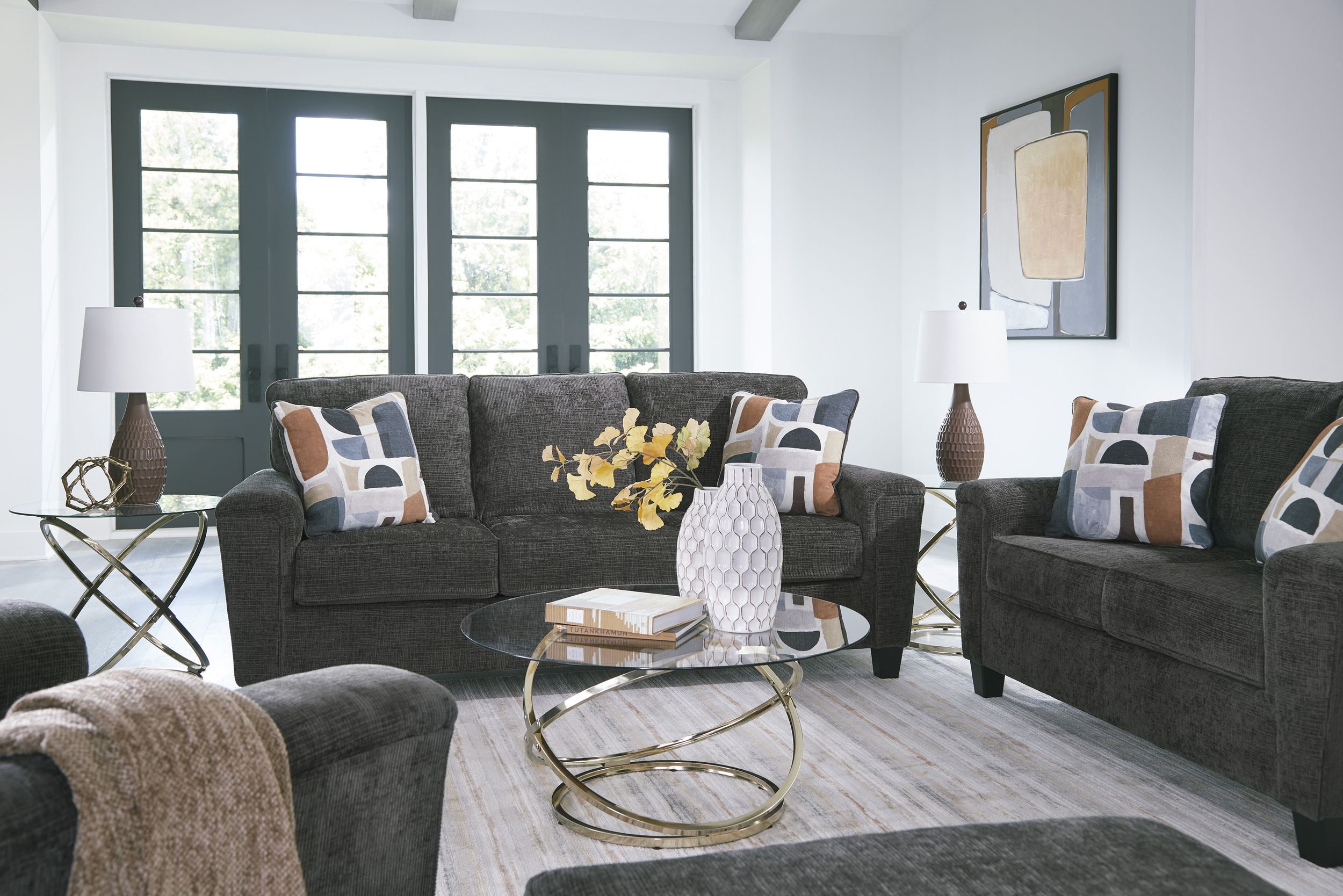 Erinslane Polyester Living Room Set