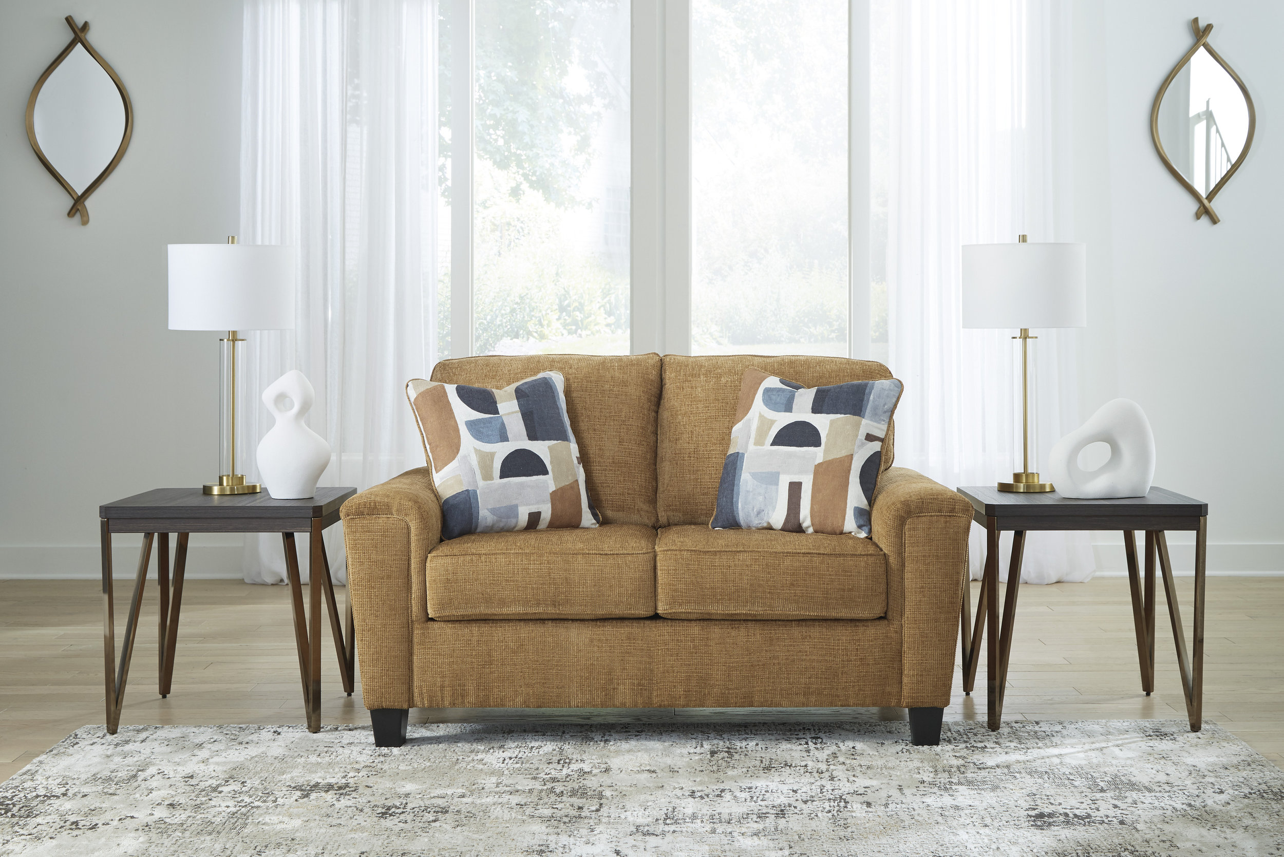 Erinslane Polyester Loveseat