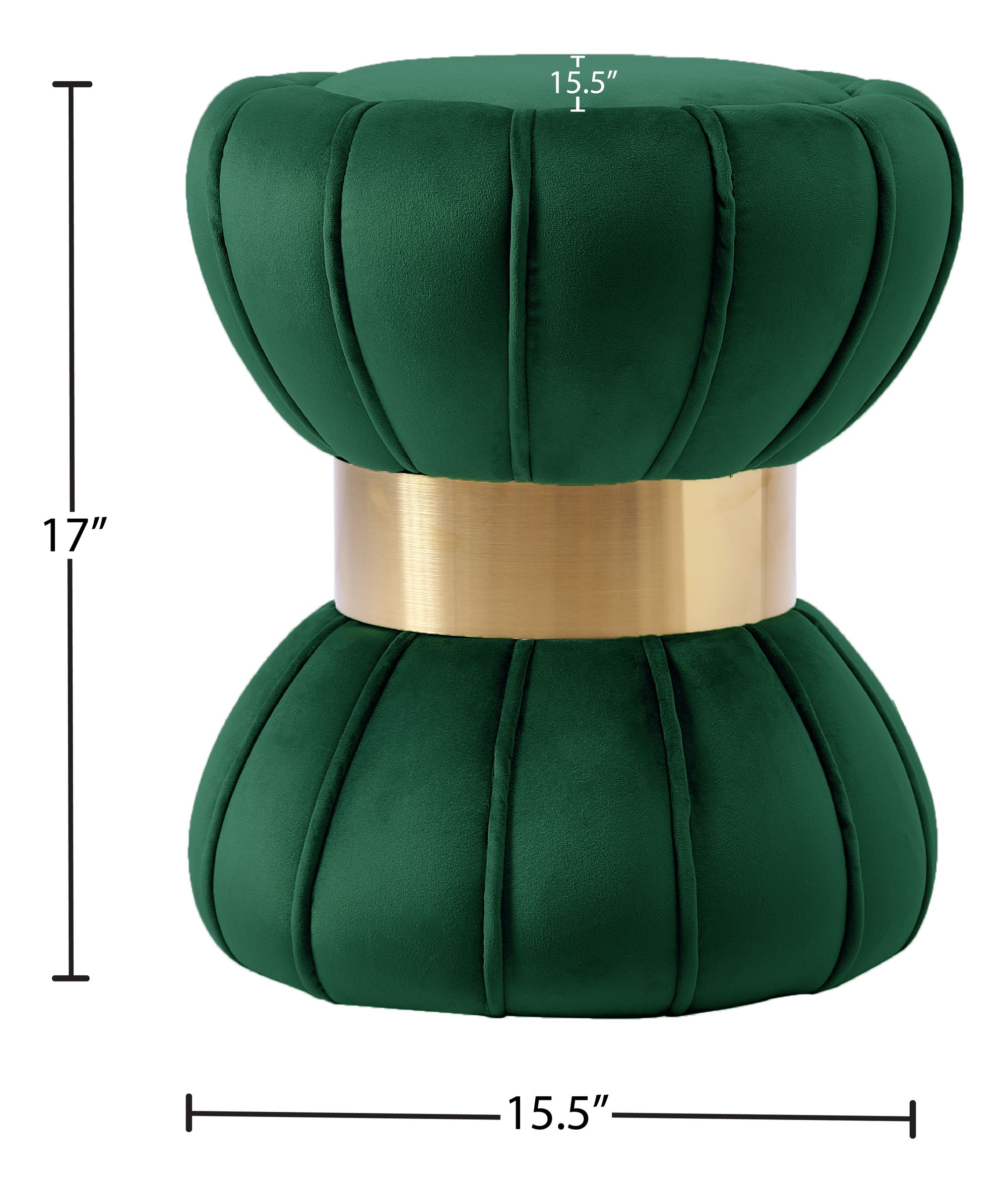 Vino Velvet Ottoman/Stool