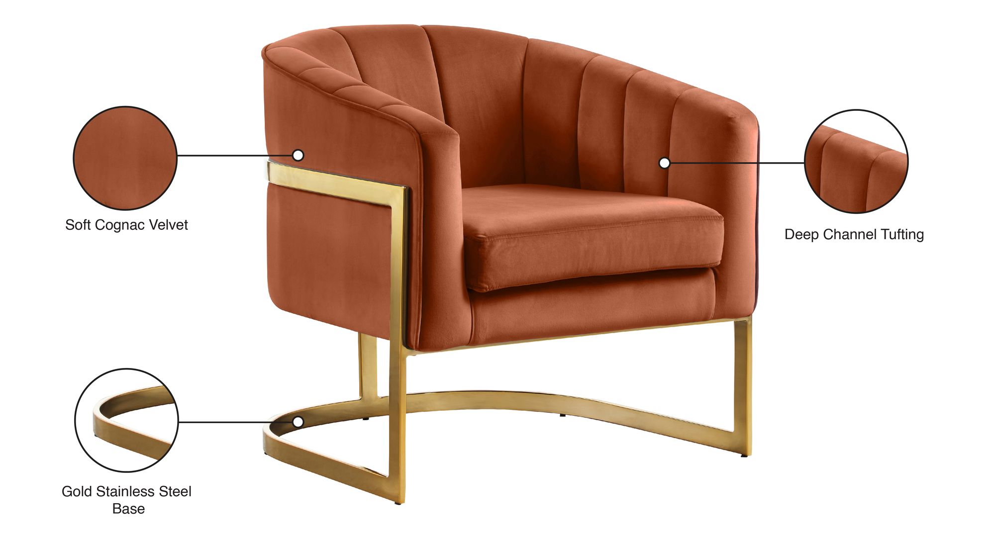 Carter Velvet Accent Chair