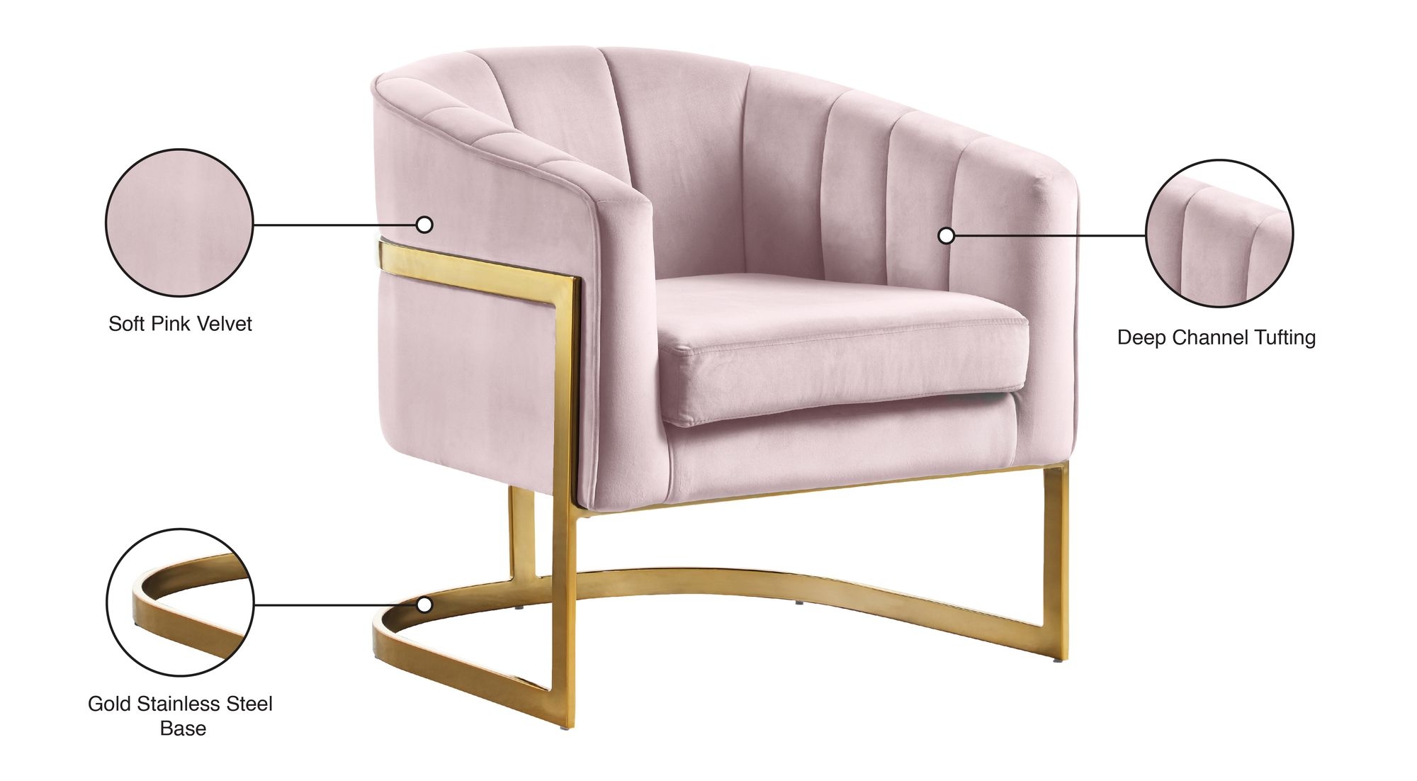 Carter Velvet Accent Chair