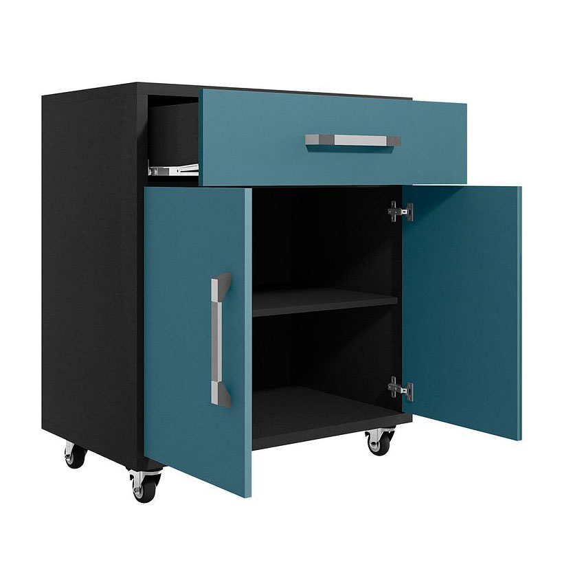 Eiffel 28.35-inch Mobile Garage Storage Cabinet w/1 Drawer