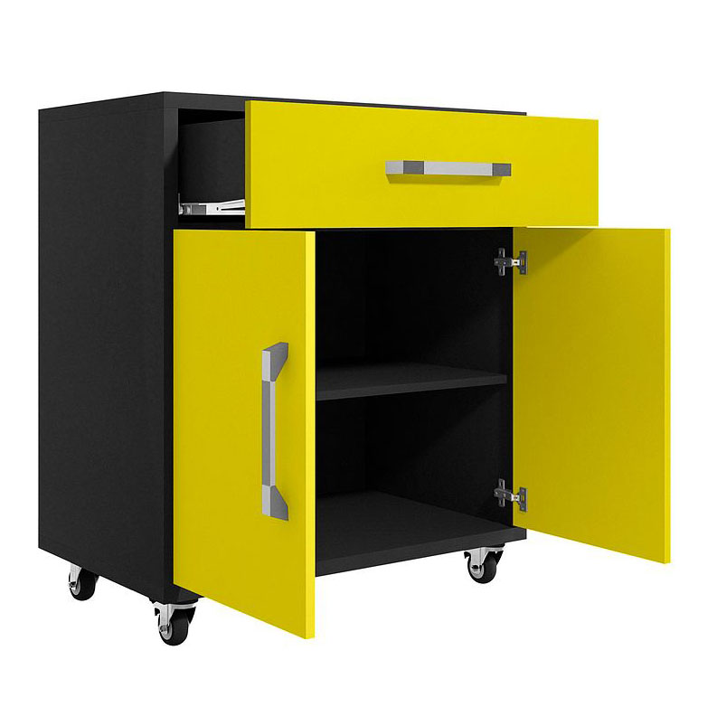 Eiffel 28.35-inch Mobile Garage Storage Cabinet w/1 Drawer