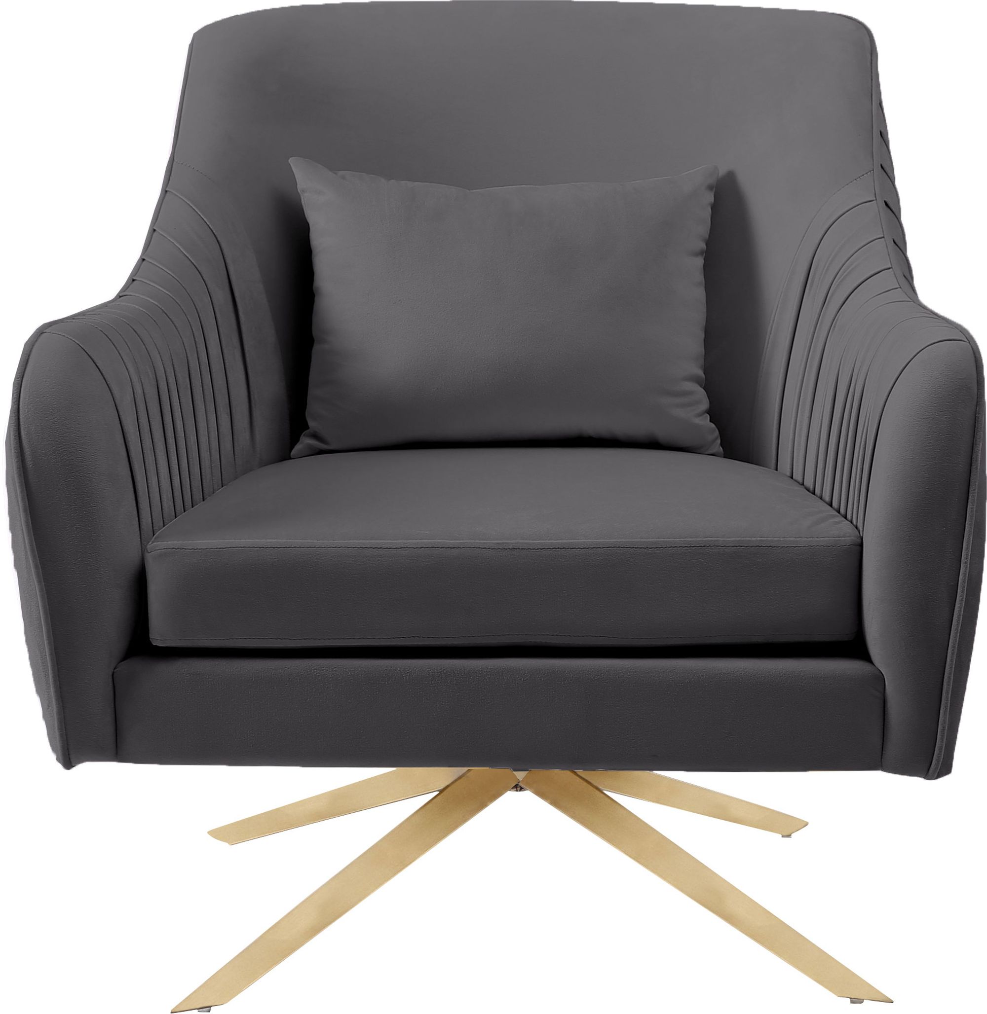 Paloma Velvet Swivel Accent Chair