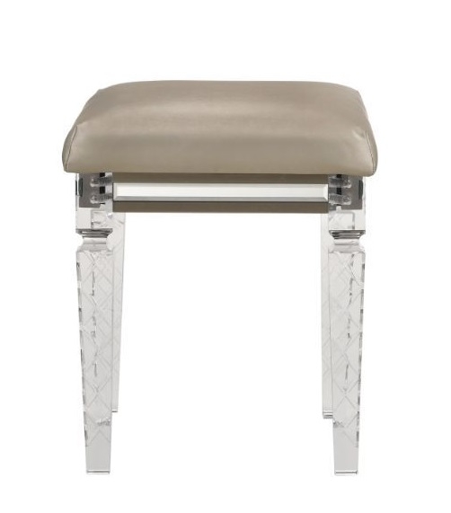 Skylar PU/Acrylic Vanity Stool