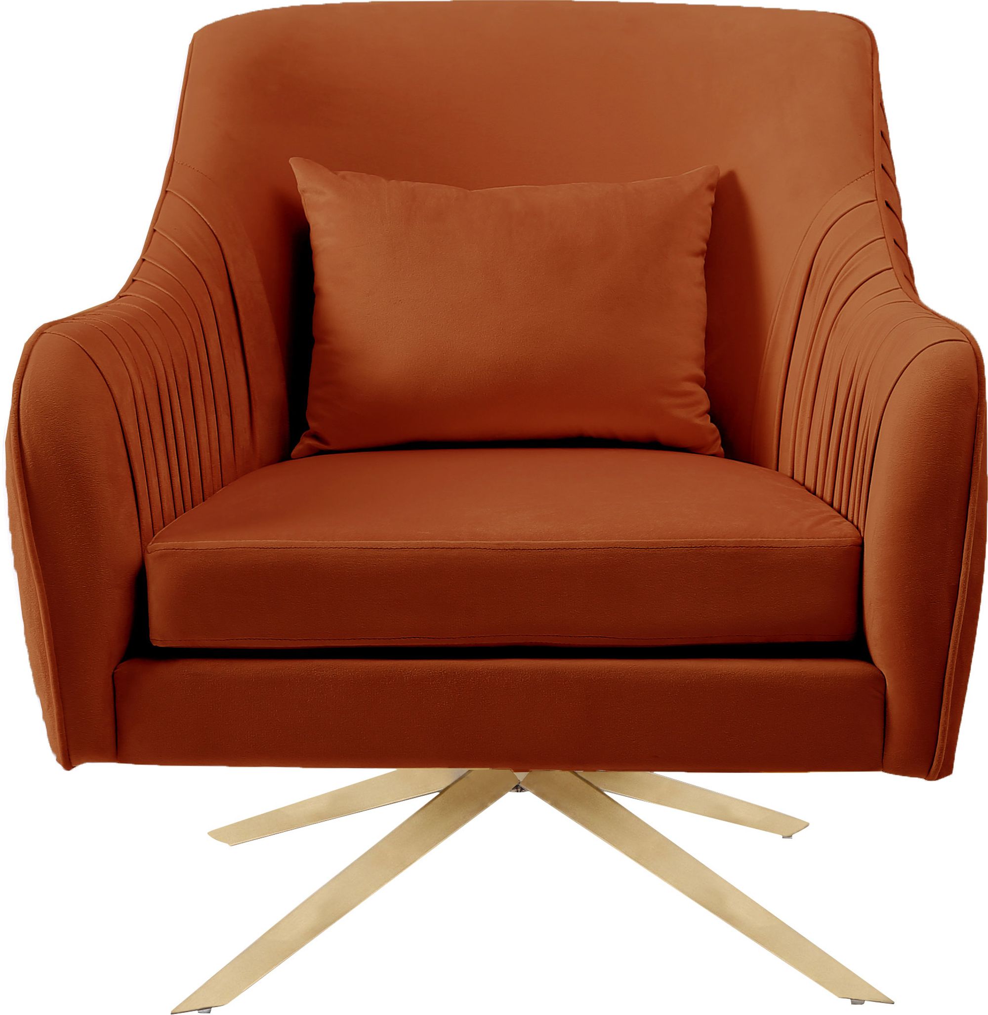 Paloma Velvet Swivel Accent Chair