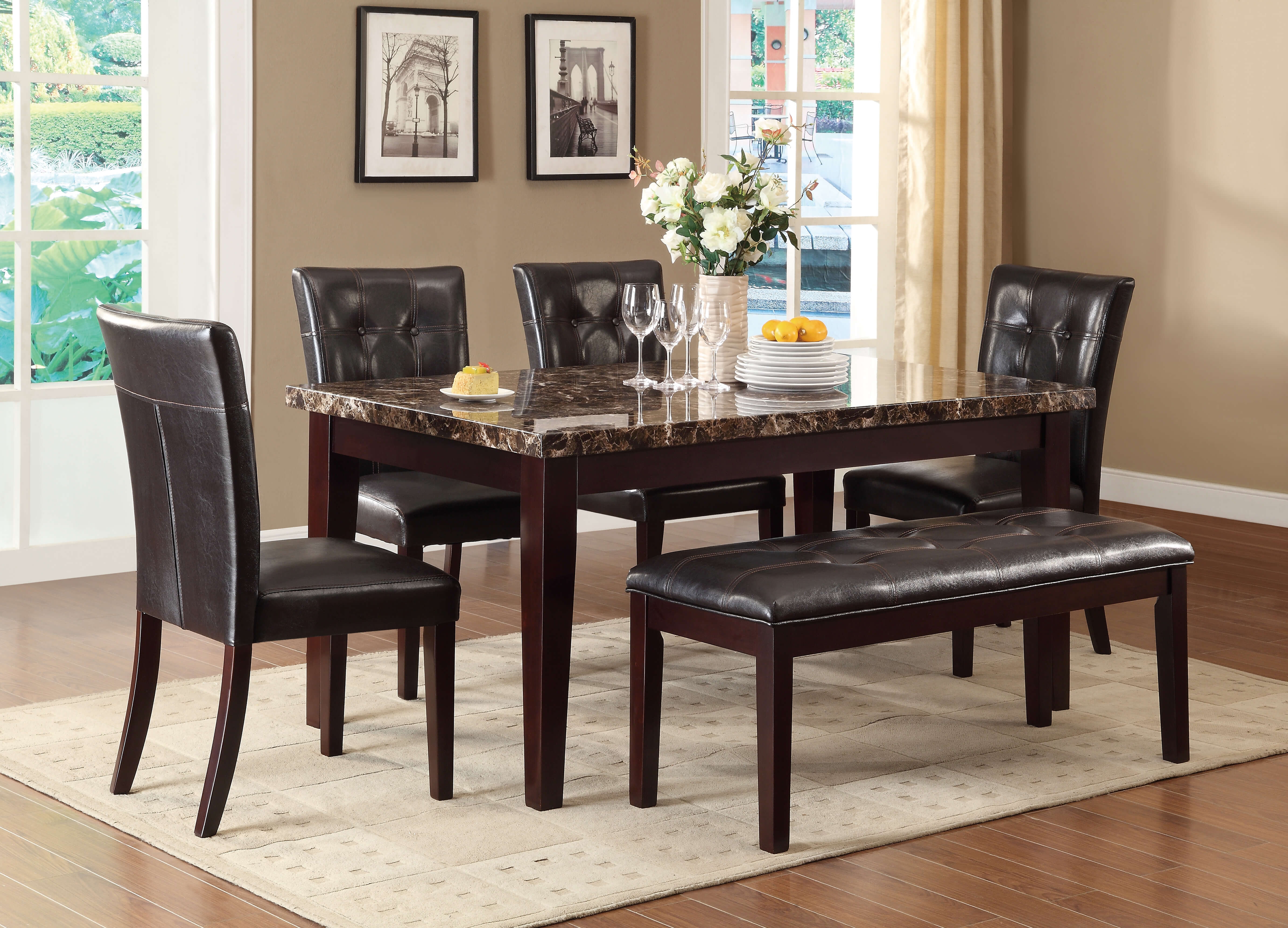 Teague Transitional Dining Room Set
