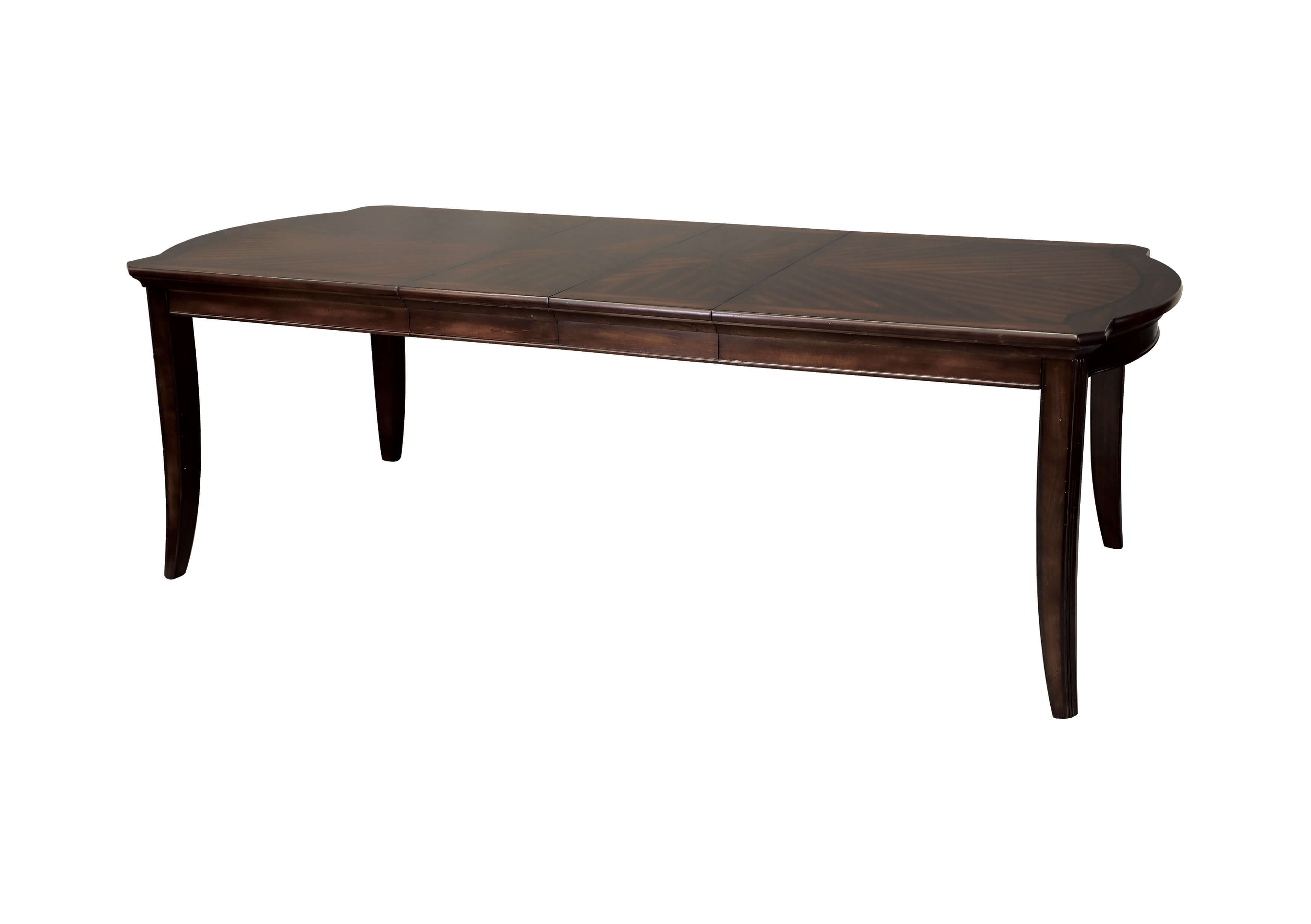 Keegan Classic Rectangular Wood Extendable Dining Table