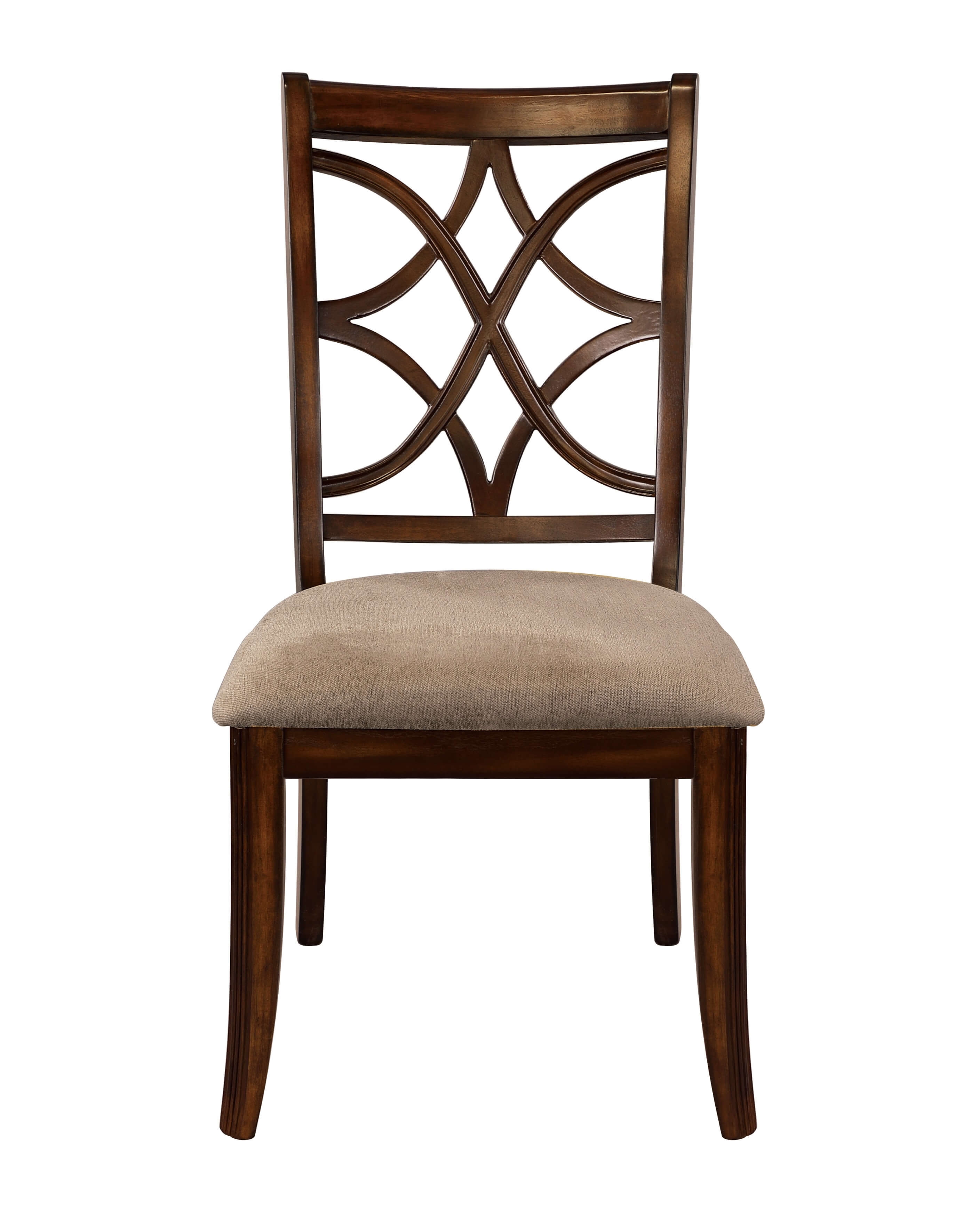 Keegan Classic Fabric/Wood Dining Chair