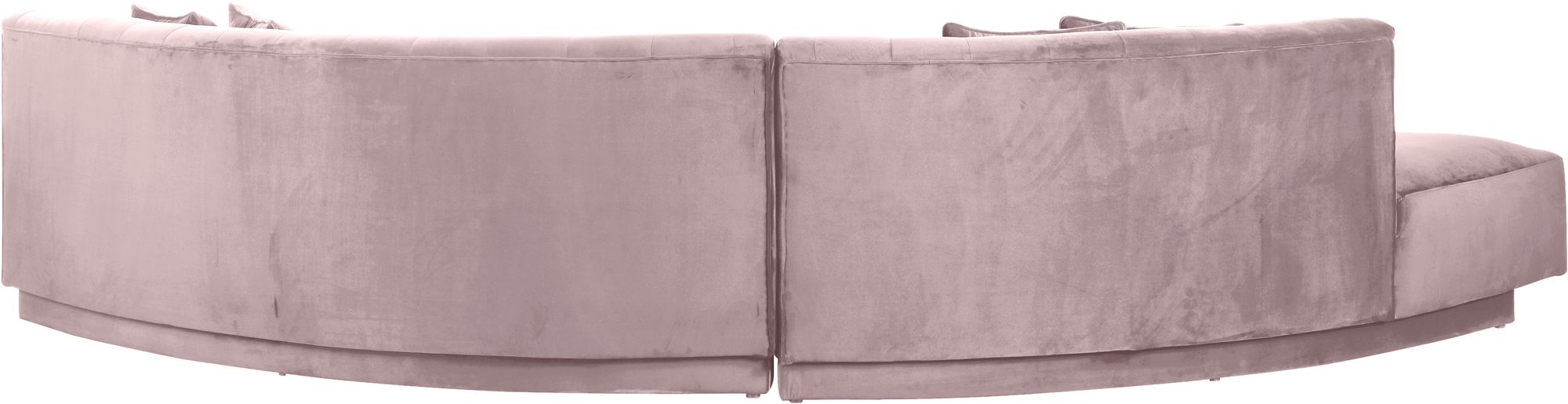 Kenzi 146.5" 2-Piece Velvet Sectional