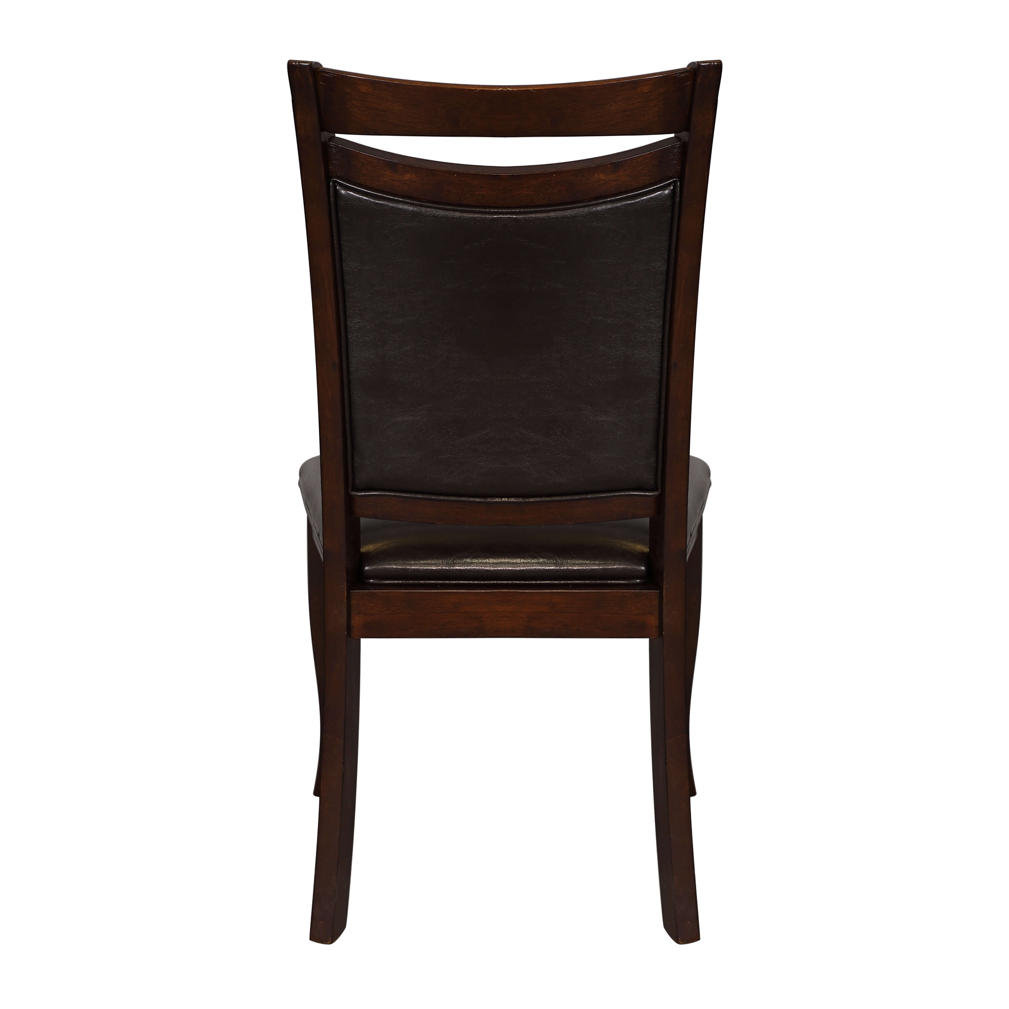 Maeve Transitional Vinyl/Wood Dining Chair