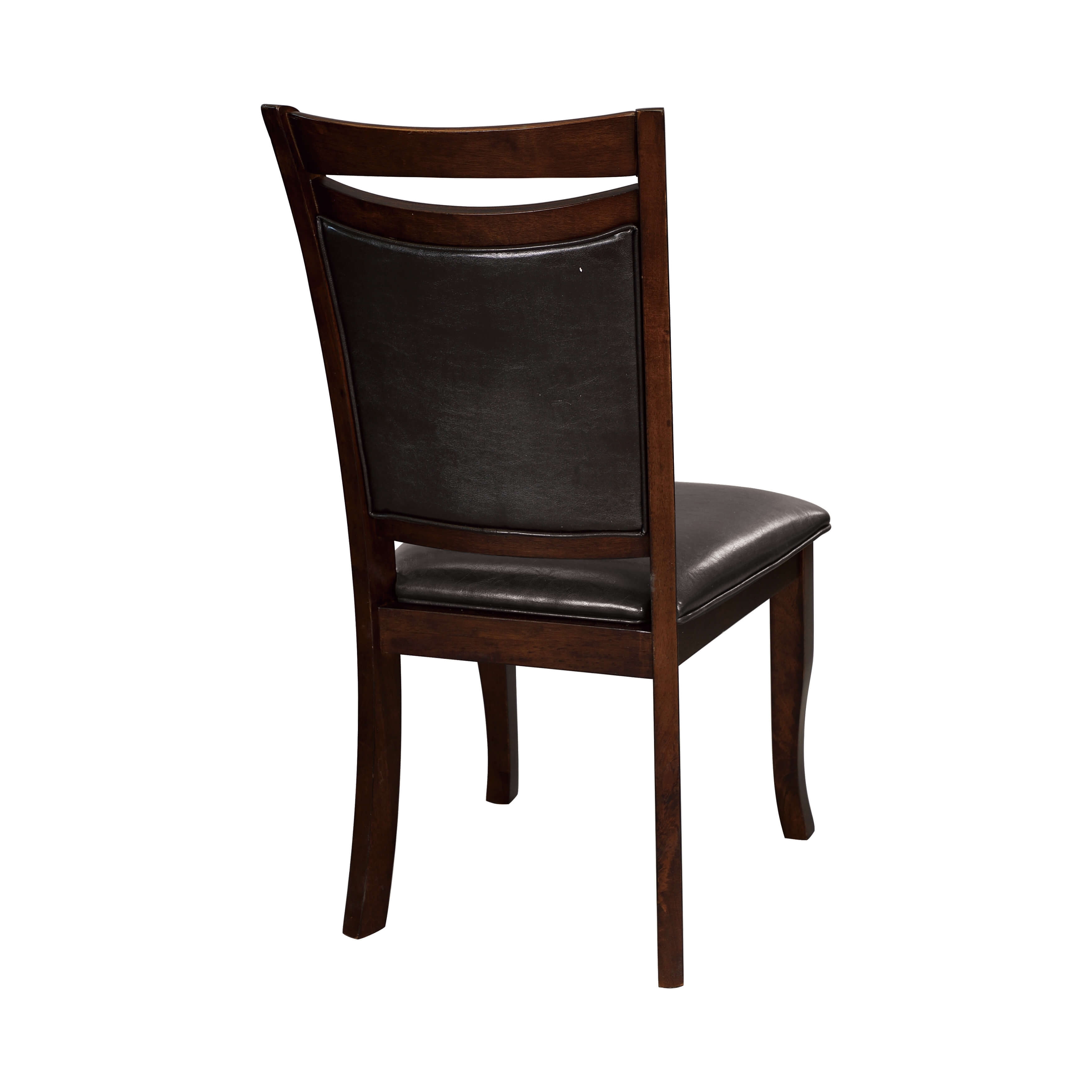 Maeve Transitional Vinyl/Wood Dining Chair