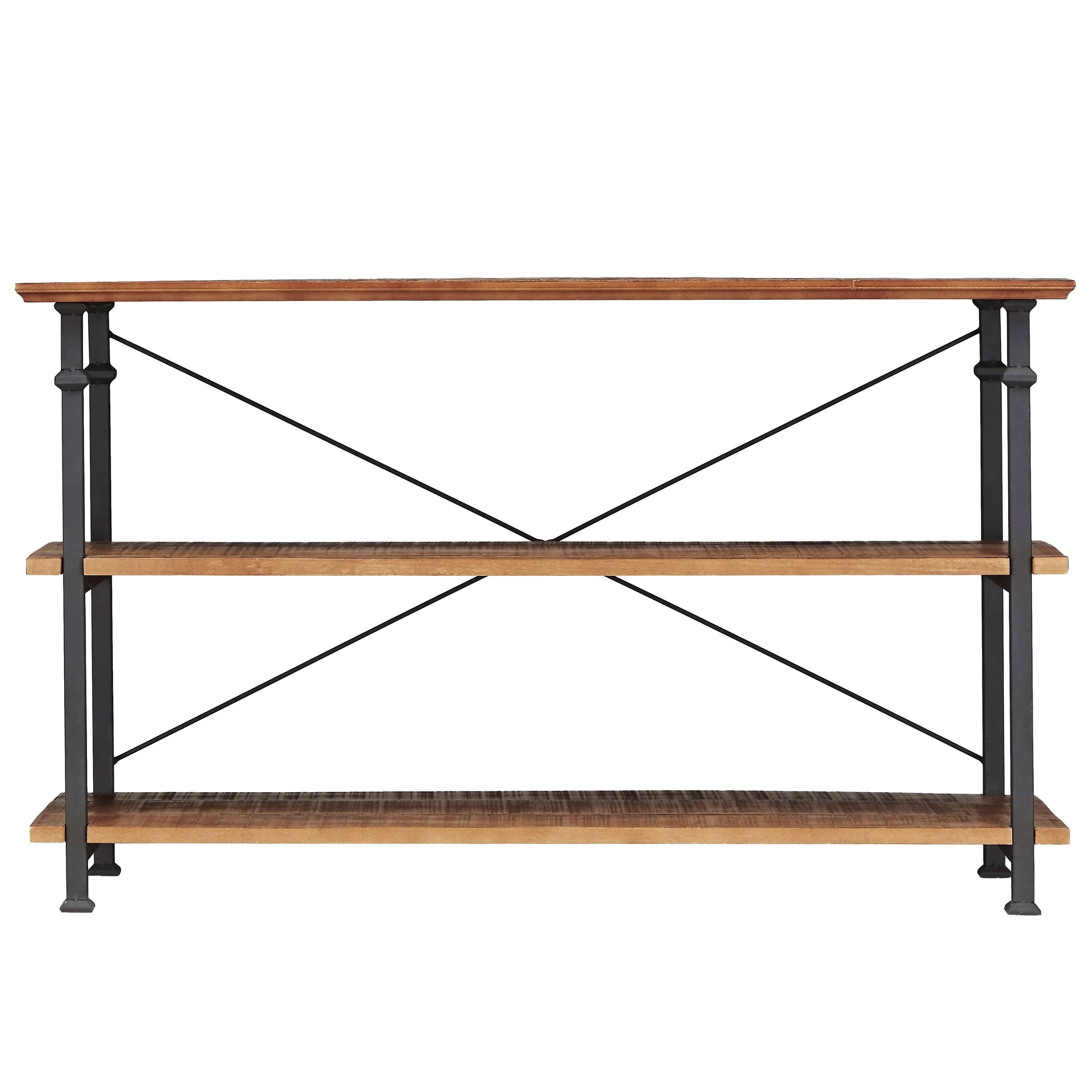 Factory Wood Console Table by Homelegance