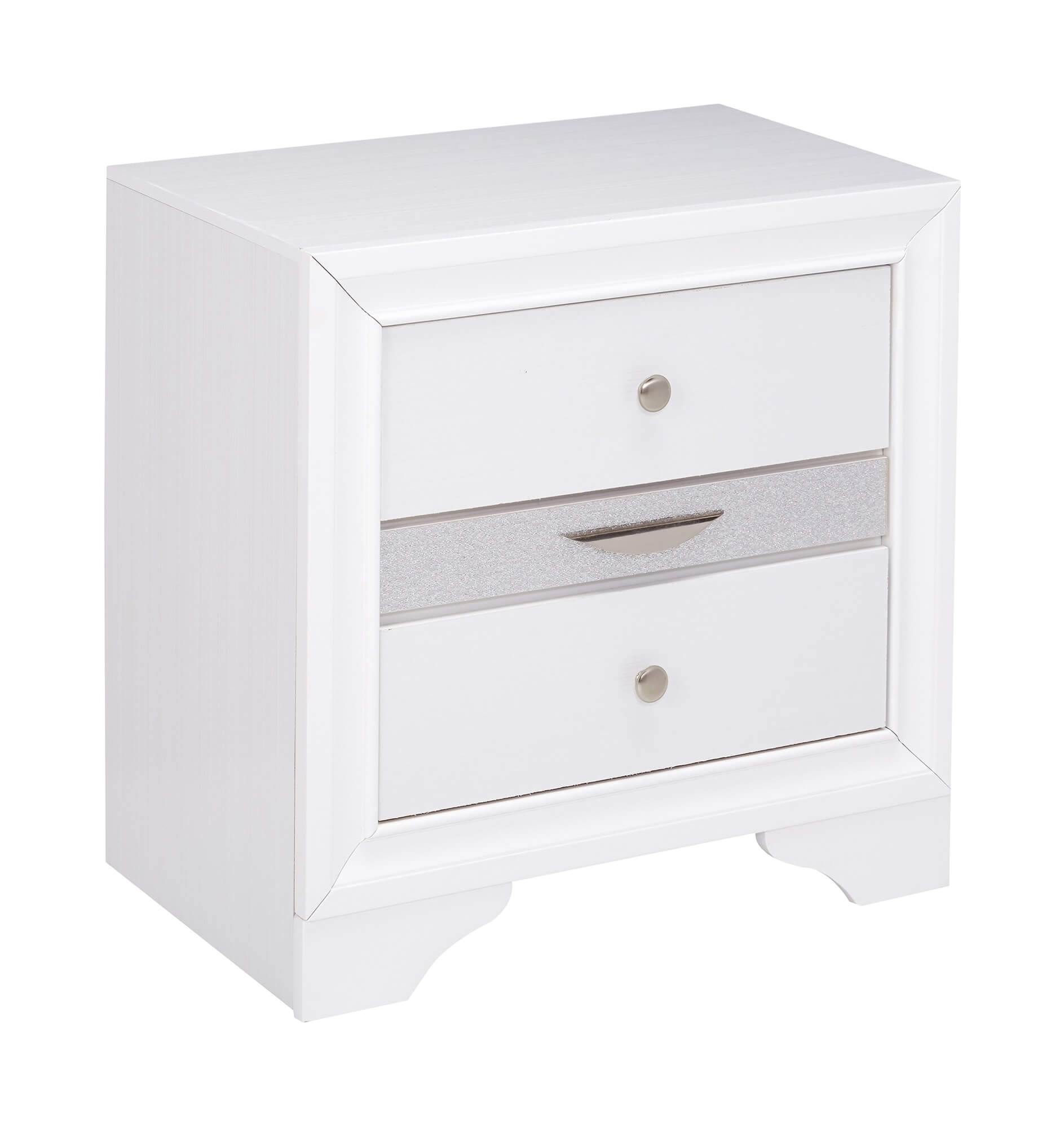 Naima Wood/Wood Veneer Storage Platform Bedroom Set