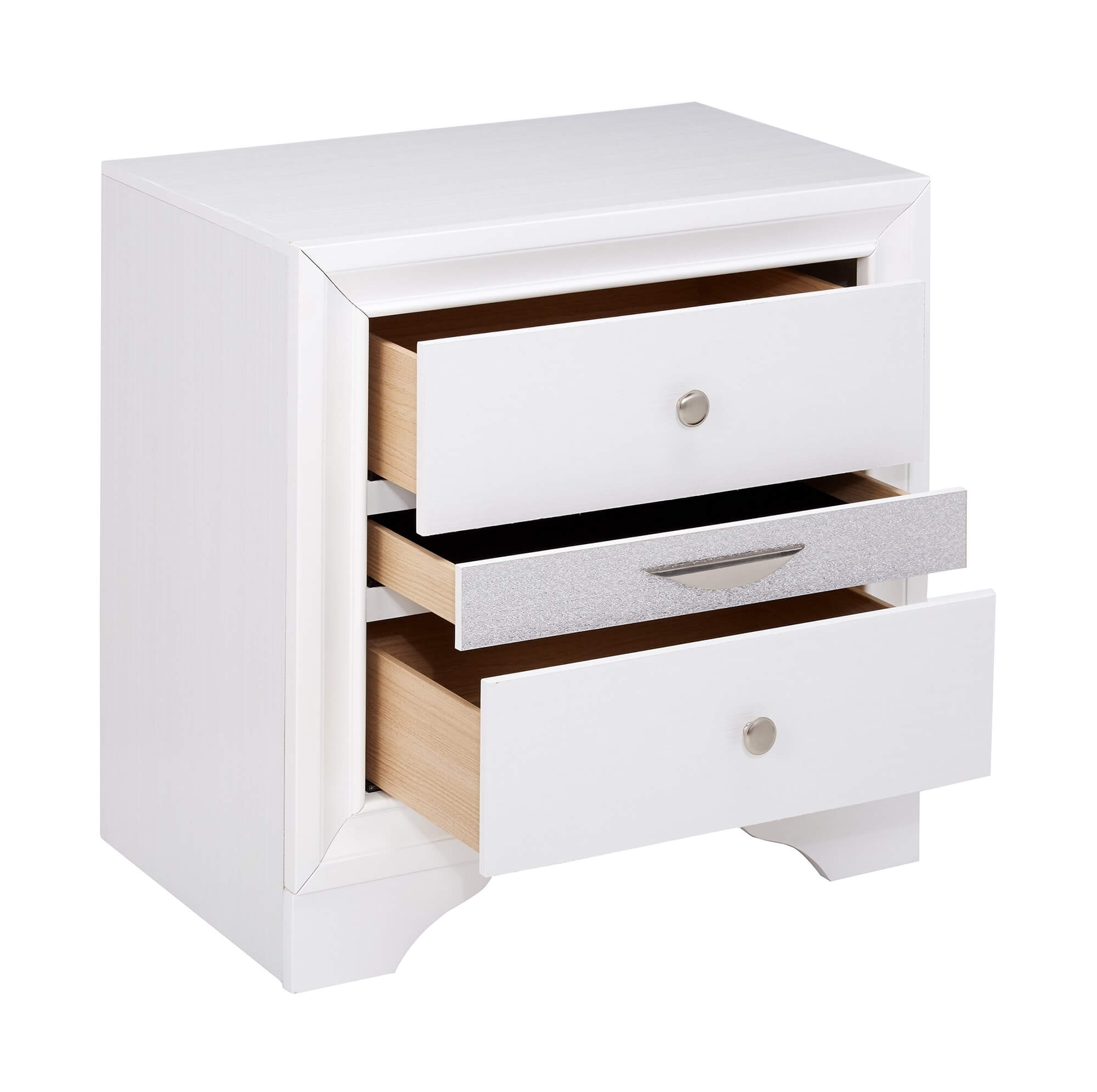 Naima Wood/Wood Veneer Nightstand