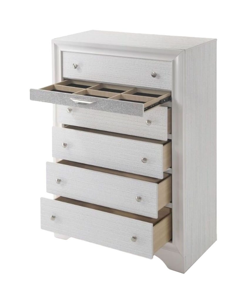 Naima Wood/Wood Veneer Chest w/ Jewelry Drawer