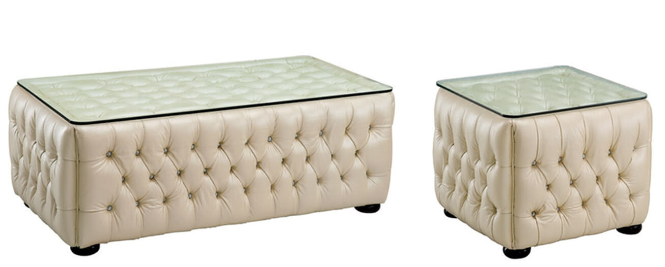 258 Full Leather Living Room Set by ESF Furniture