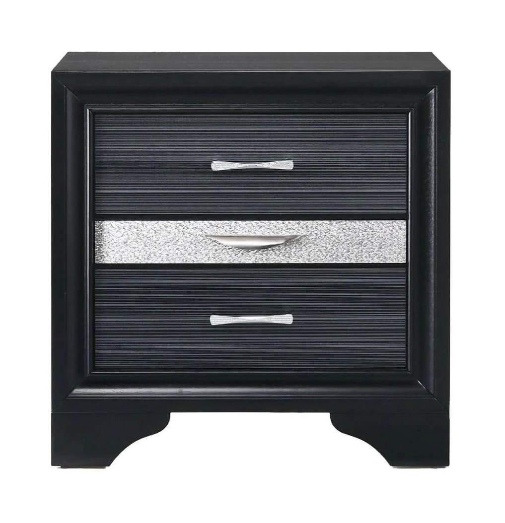 Naima Wood/Wood Veneer Nightstand