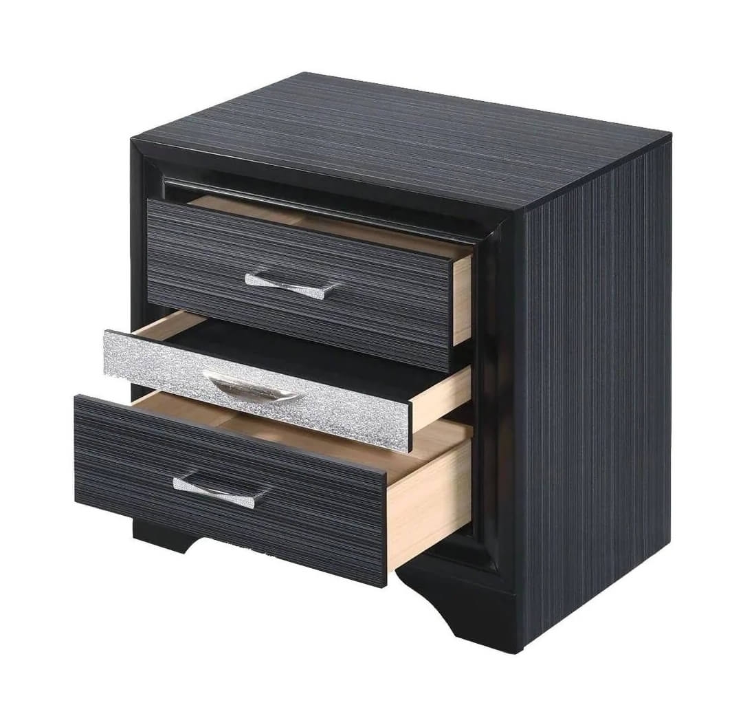 Naima Wood/Wood Veneer Nightstand