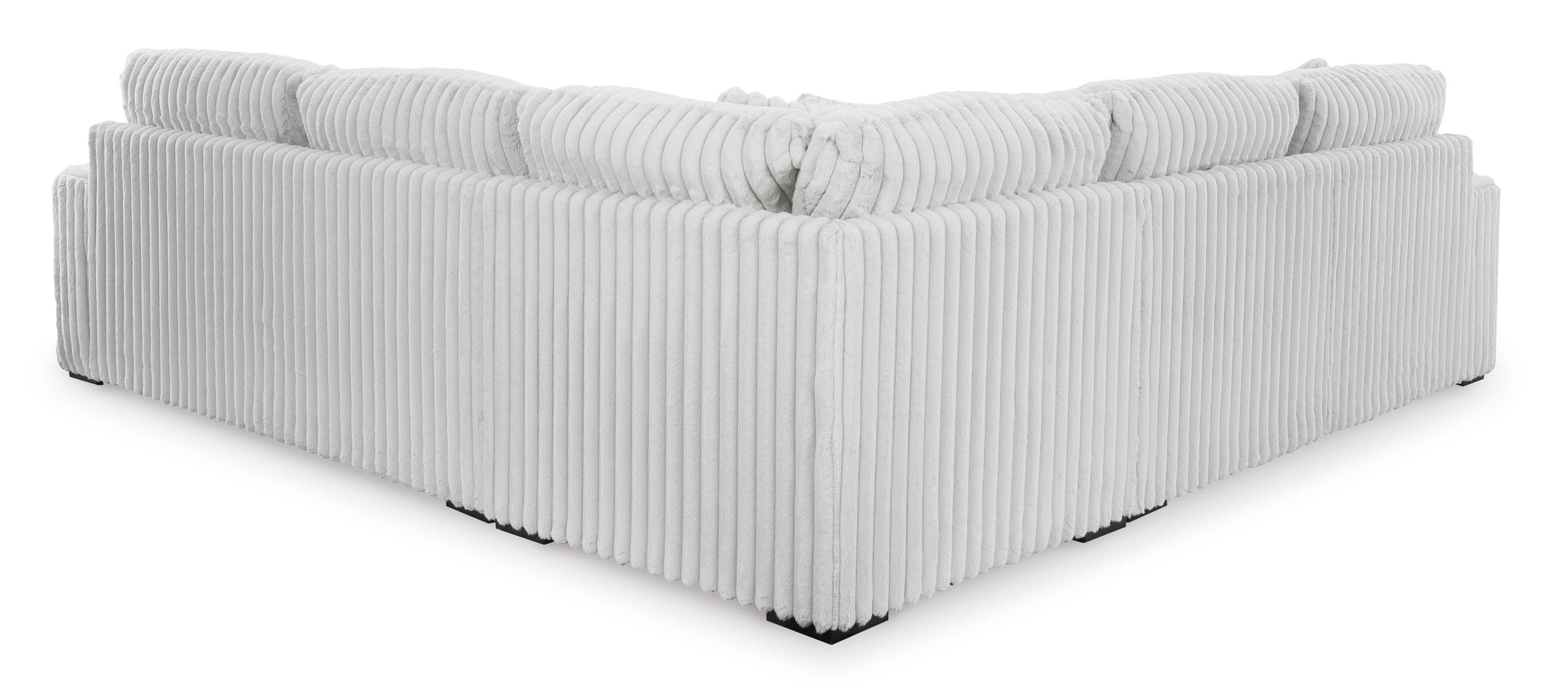 Stupendous 3-Piece Polyester L-Shaped Sectional