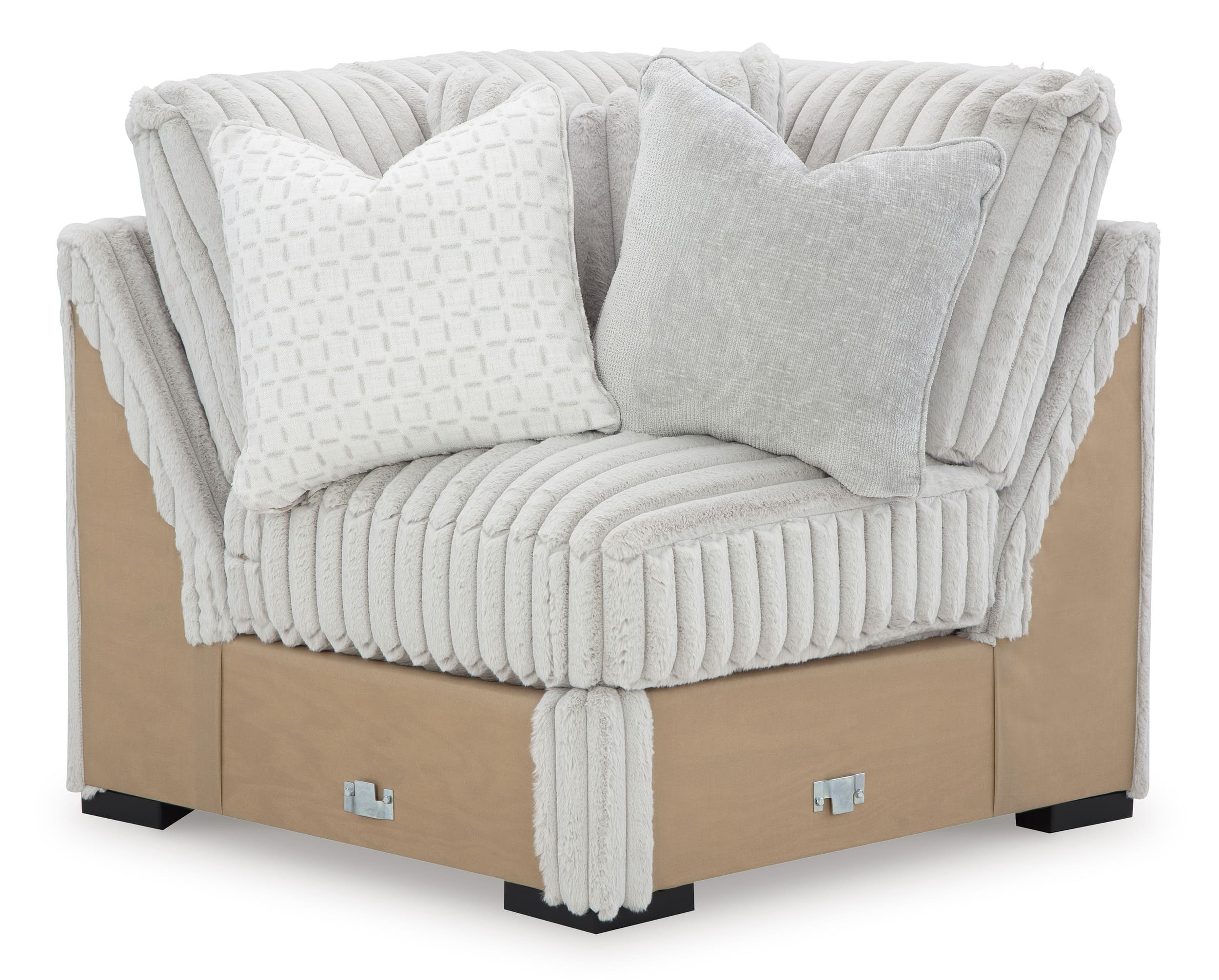 Stupendous 3-Piece Polyester L-Shaped Sectional