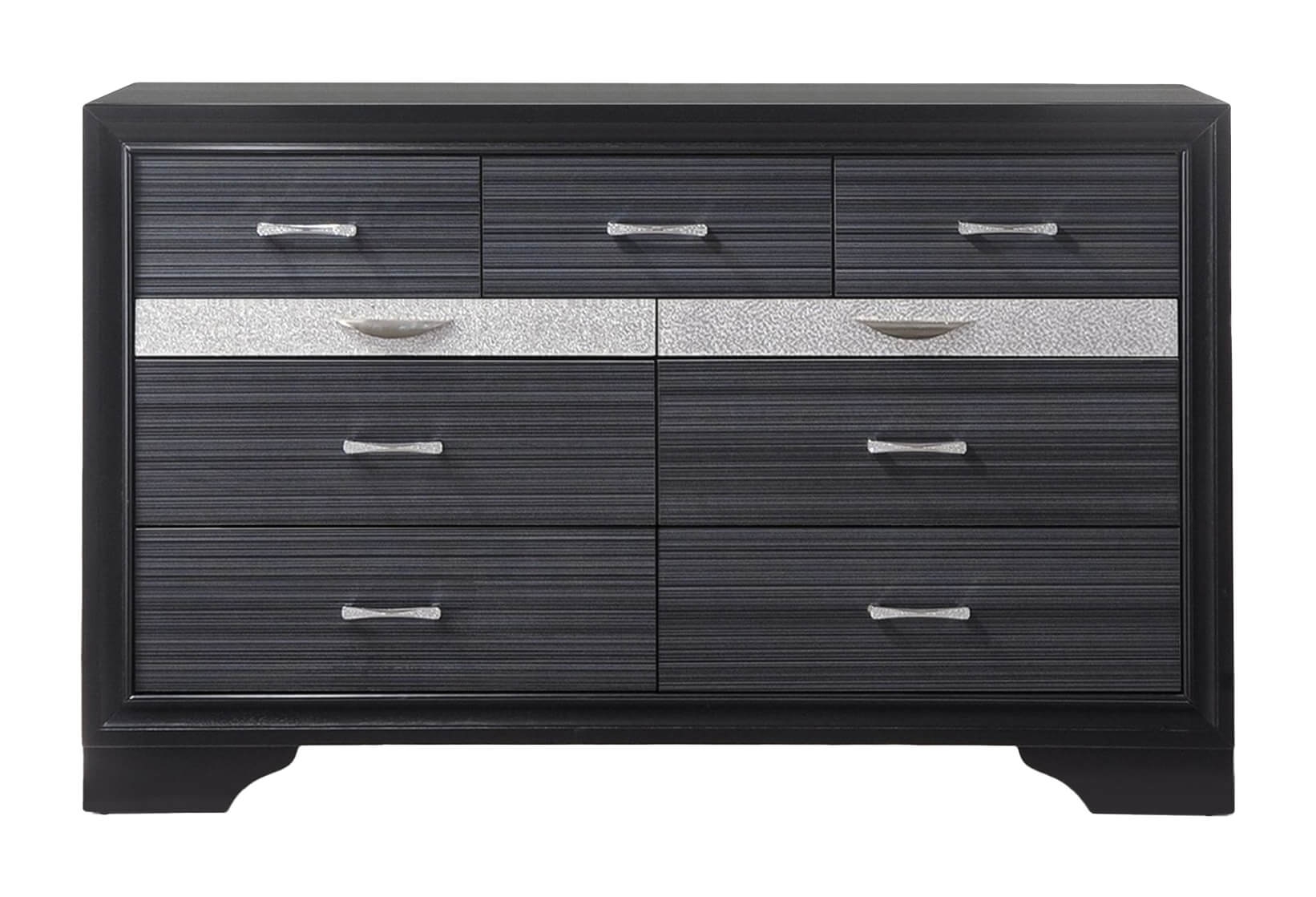 Naima Wood/Wood Veneer Storage Platform Bedroom Set