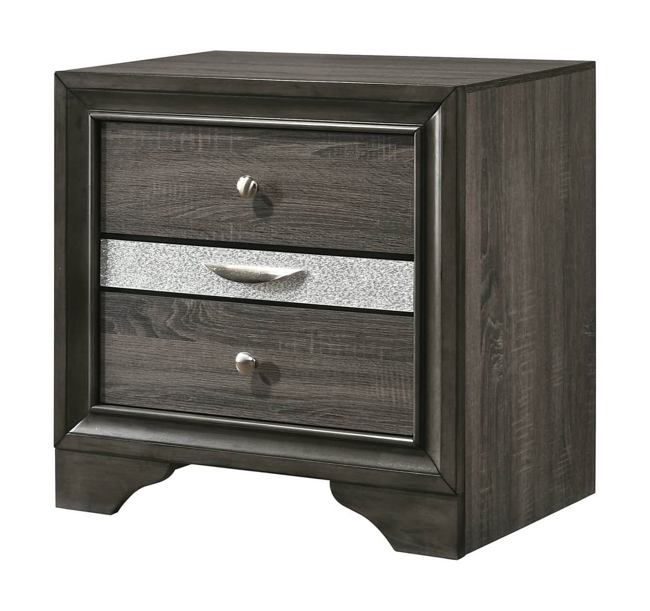Naima Wood/Wood Veneer Nightstand