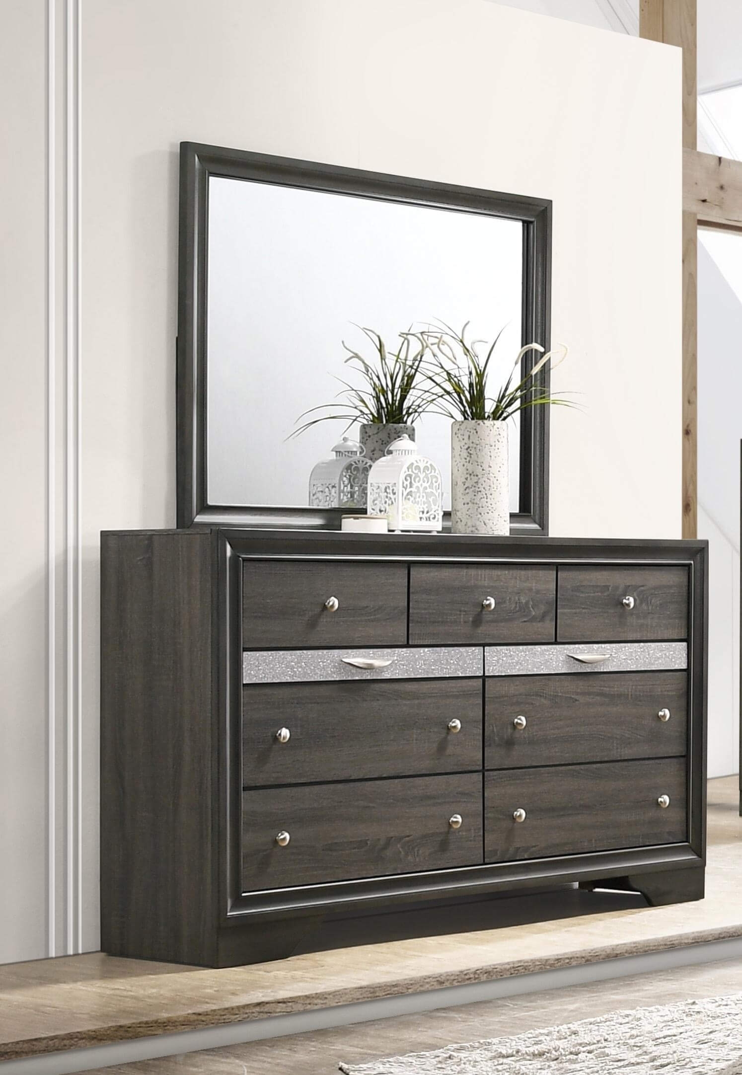 Naima Wood/Wood Veneer Dresser