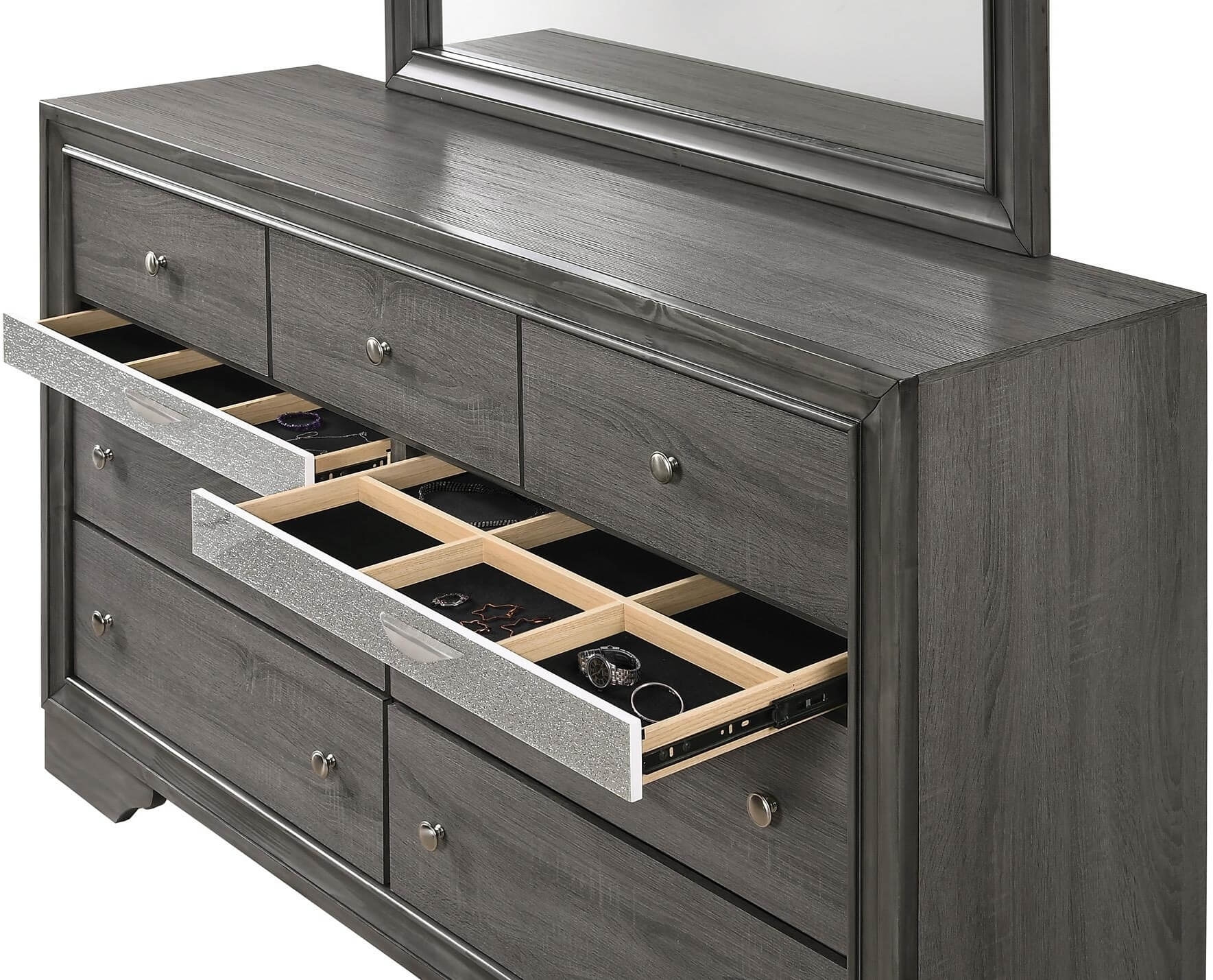 Naima Wood/Wood Veneer Dresser