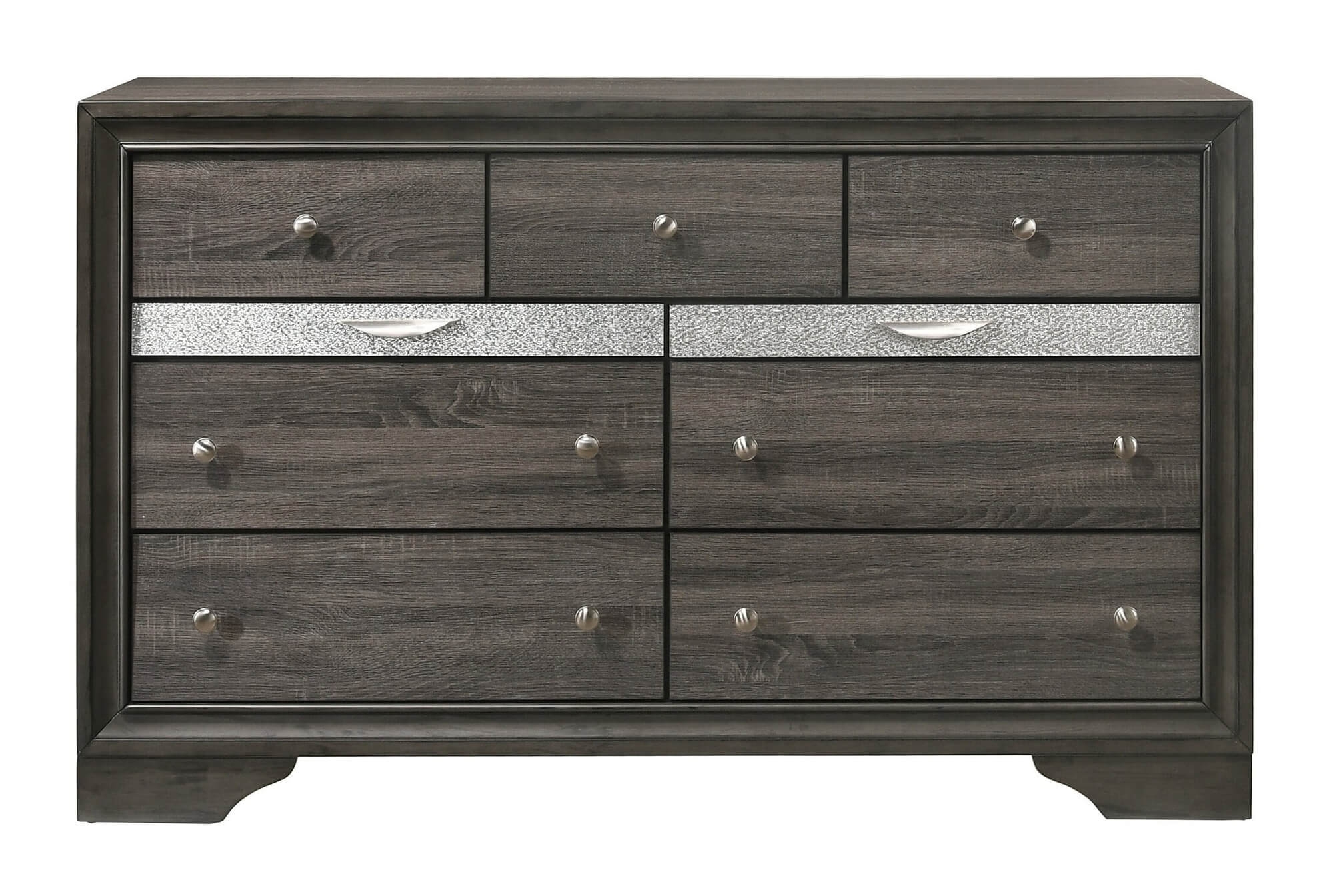Naima Wood/Wood Veneer Storage Platform Bedroom Set