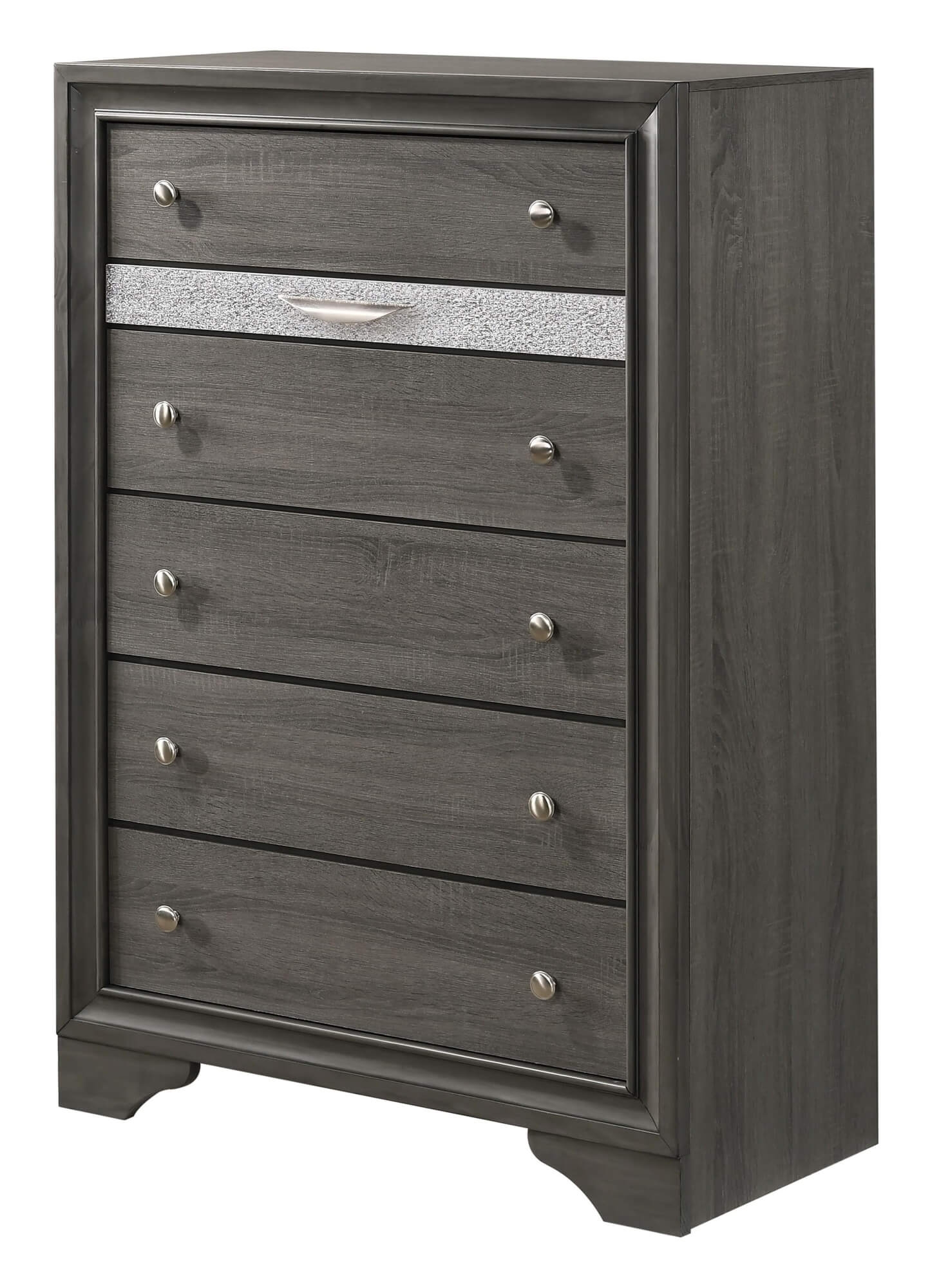 Naima Wood/Wood Veneer Chest w/ Jewelry Drawer