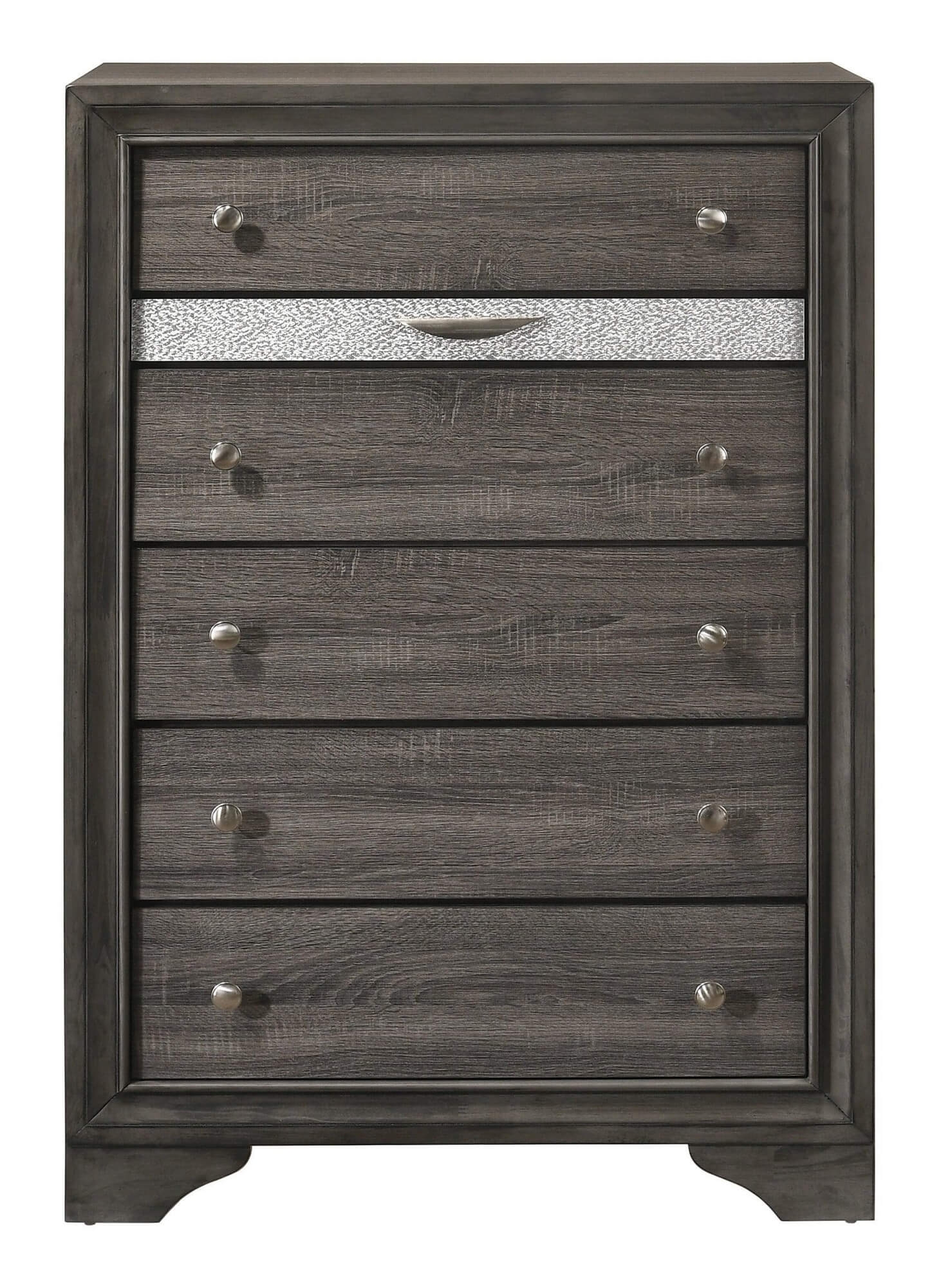 Naima Wood/Wood Veneer Storage Platform Bedroom Set