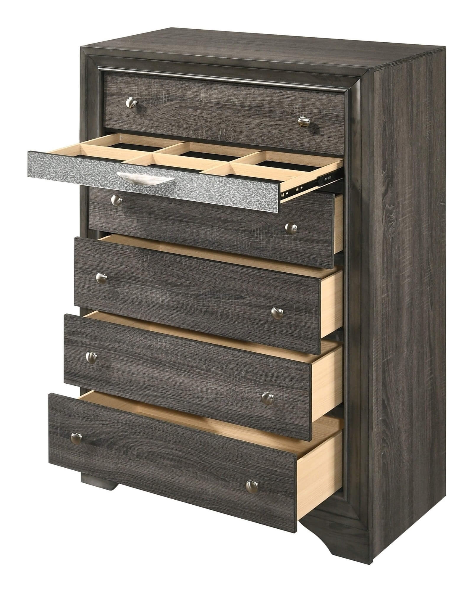 Naima Wood/Wood Veneer Chest w/ Jewelry Drawer