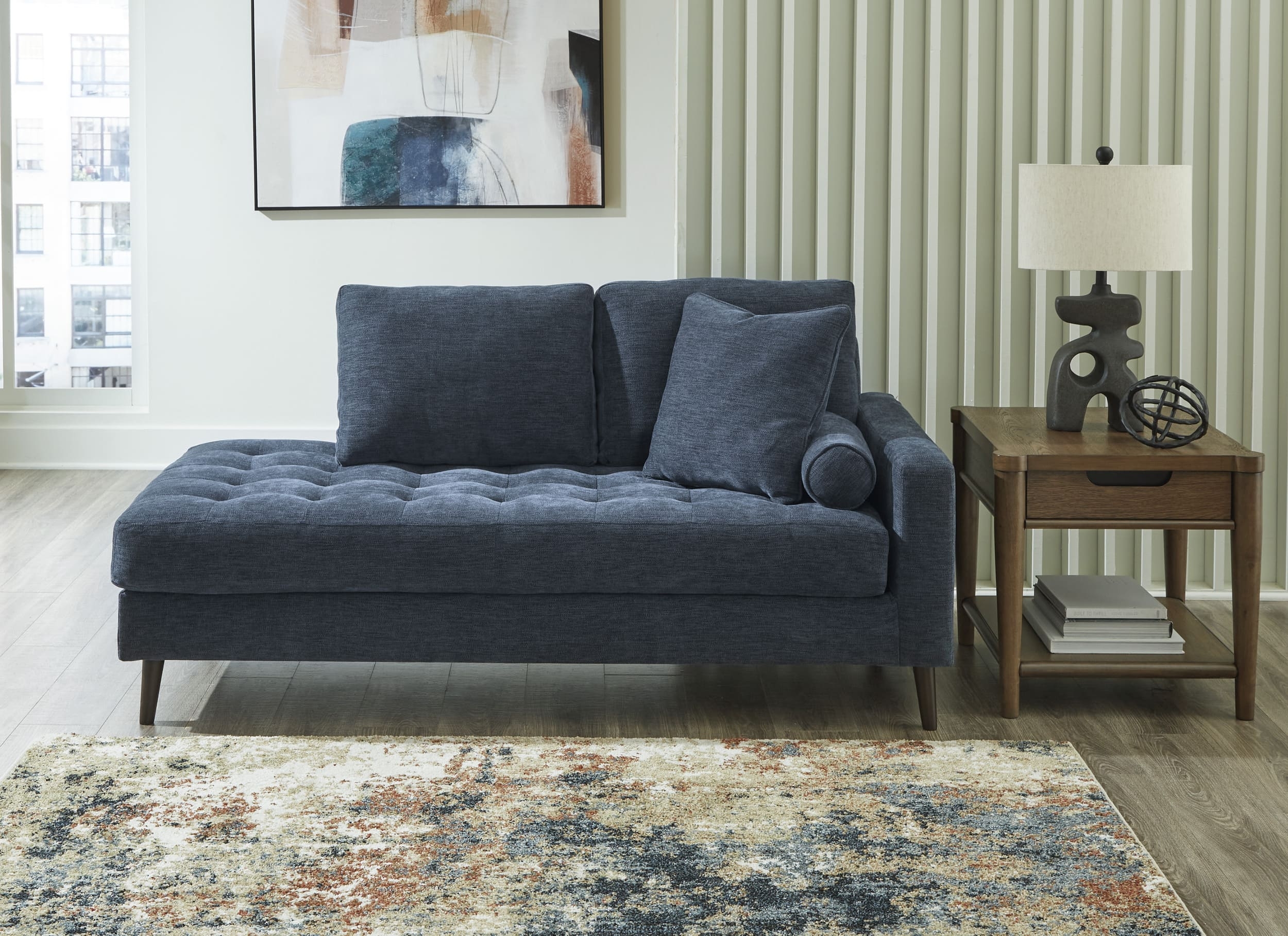 Bixler Polyester Right-Arm Facing Corner Chaise