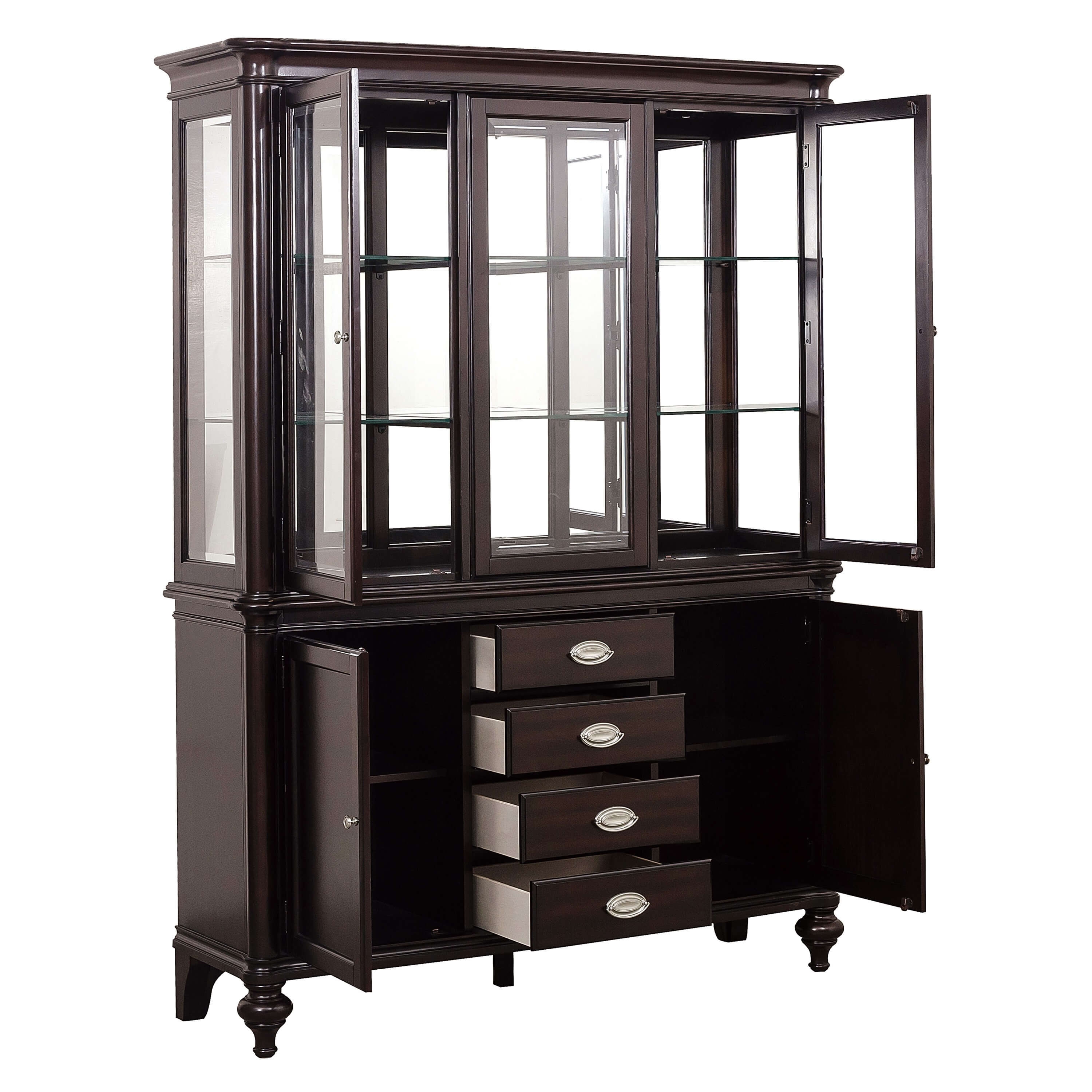 Marston Classic Extendable Wood Veneer Dining Room Set