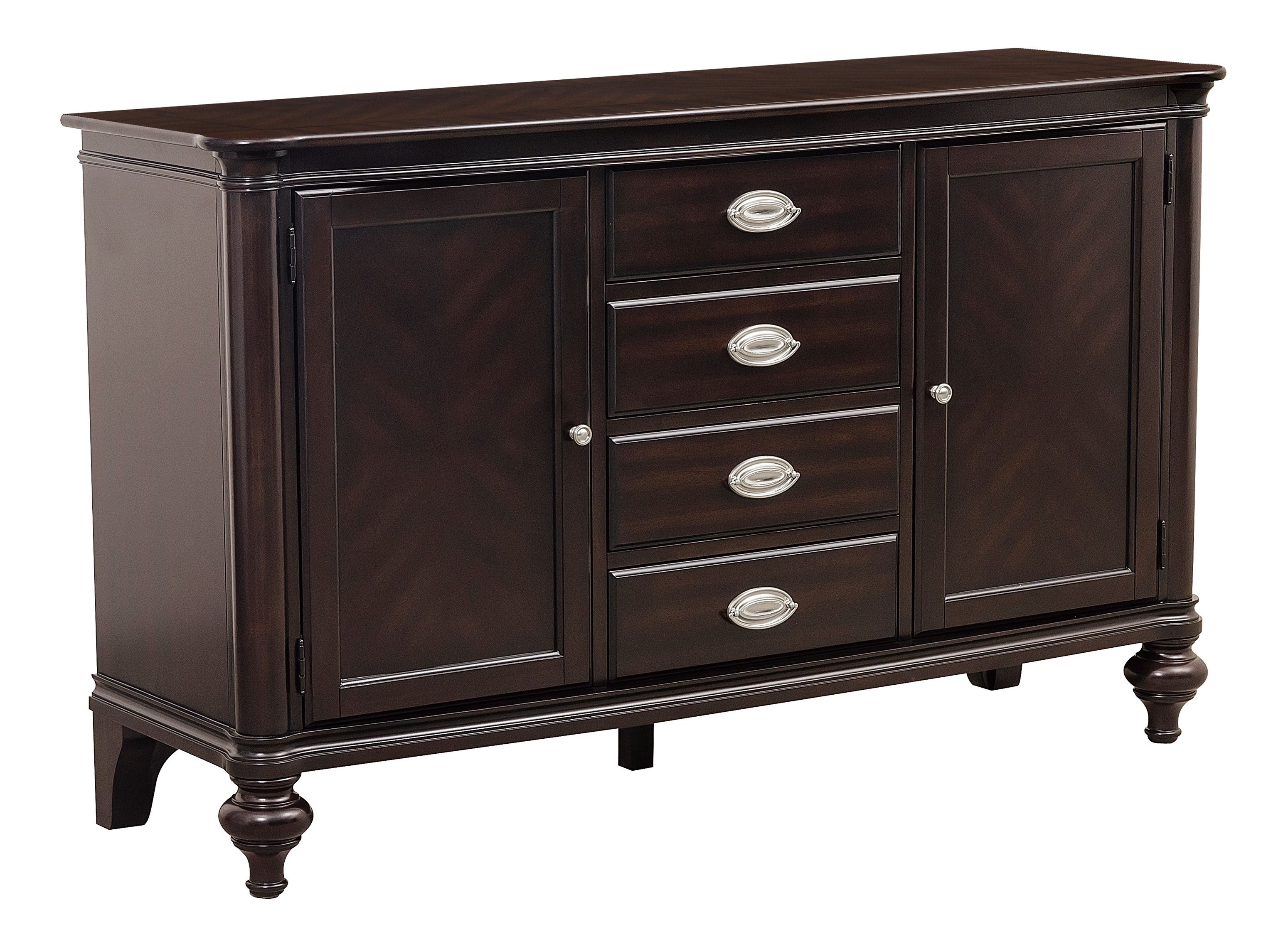 Marston Classic Extendable Wood Veneer Dining Room Set