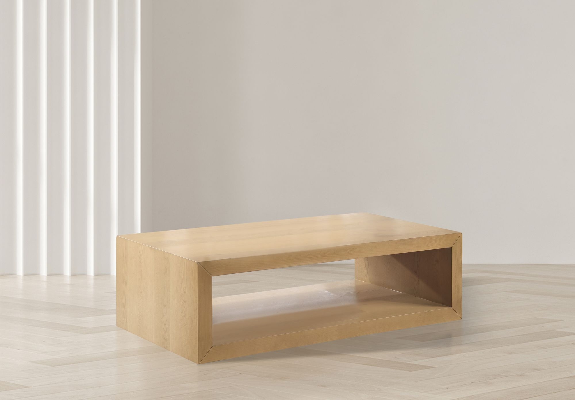 Alma 54" Rectangular Veneer Coffee Table