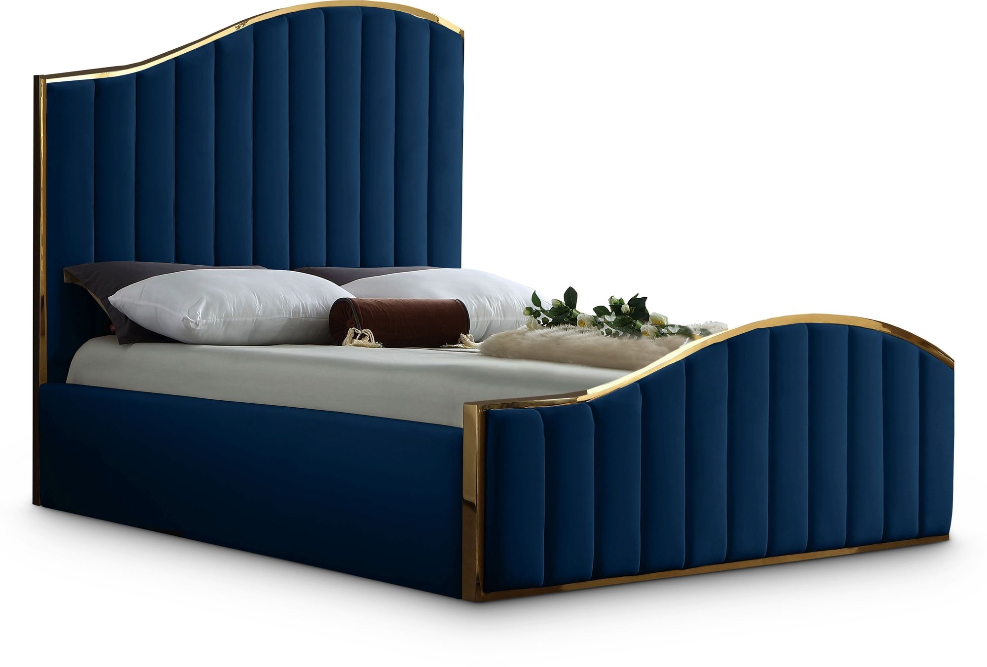 Jolie Velvet Bed