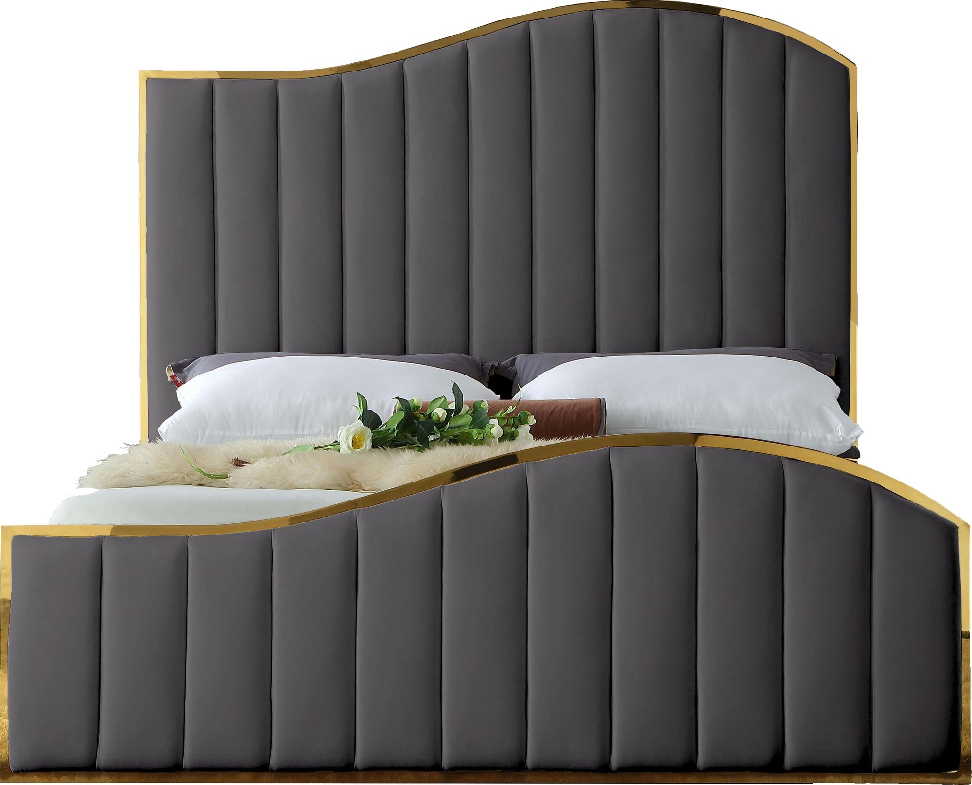 Jolie Velvet Bed