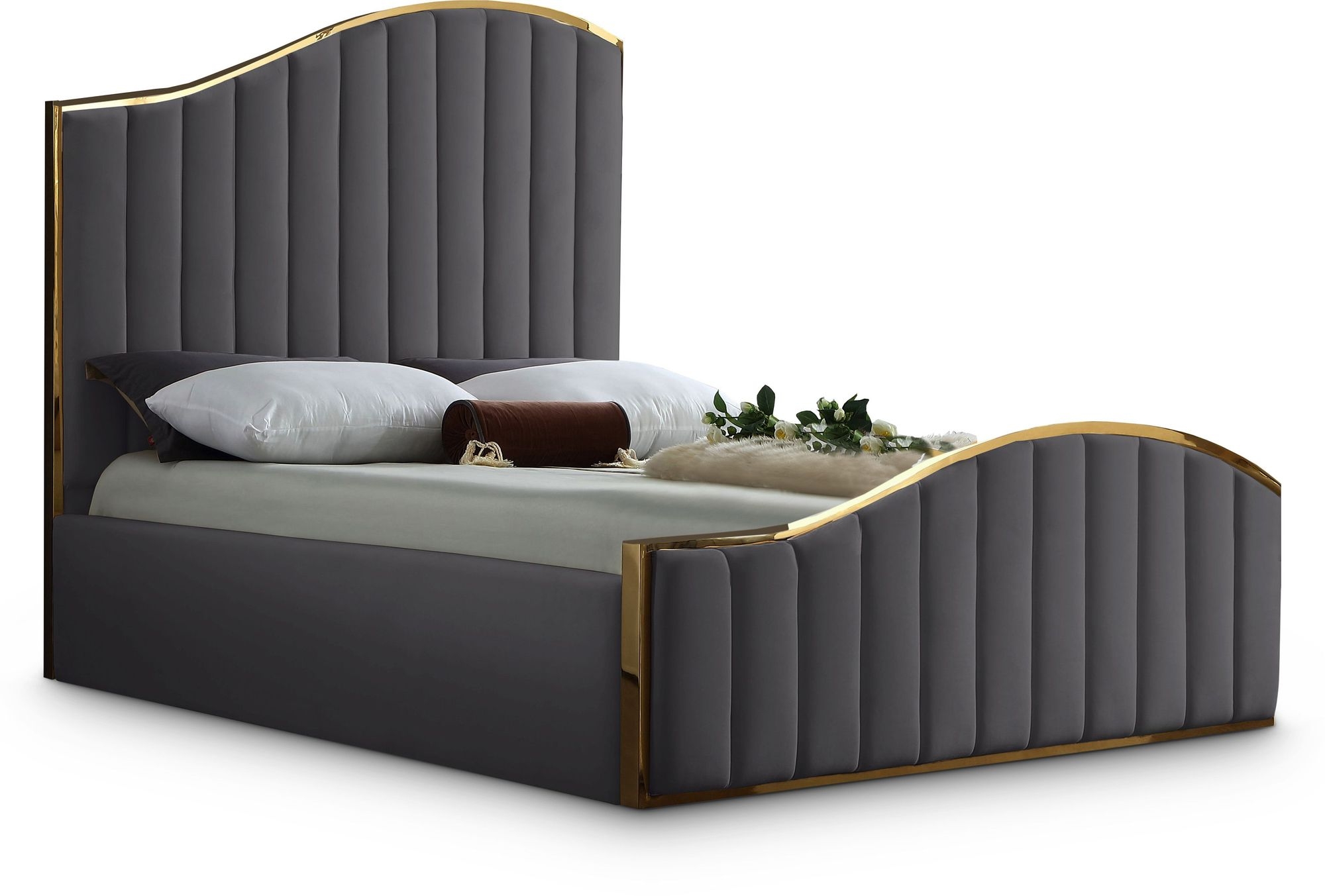 Jolie Velvet Bed